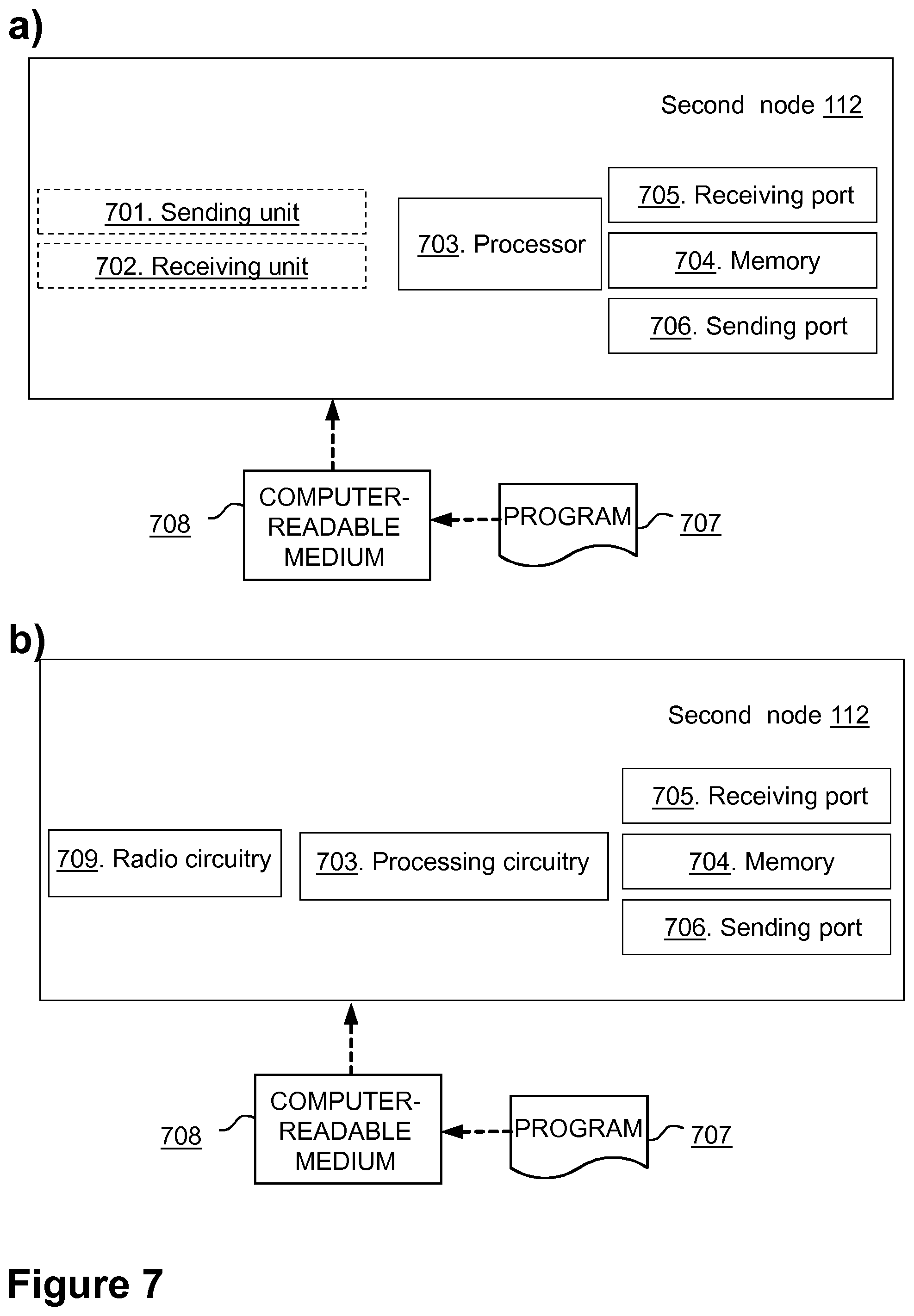Patent US11778469 Figure 5 – First node, second node, third node, and methods performed thereby for managing data in a database in a communications network