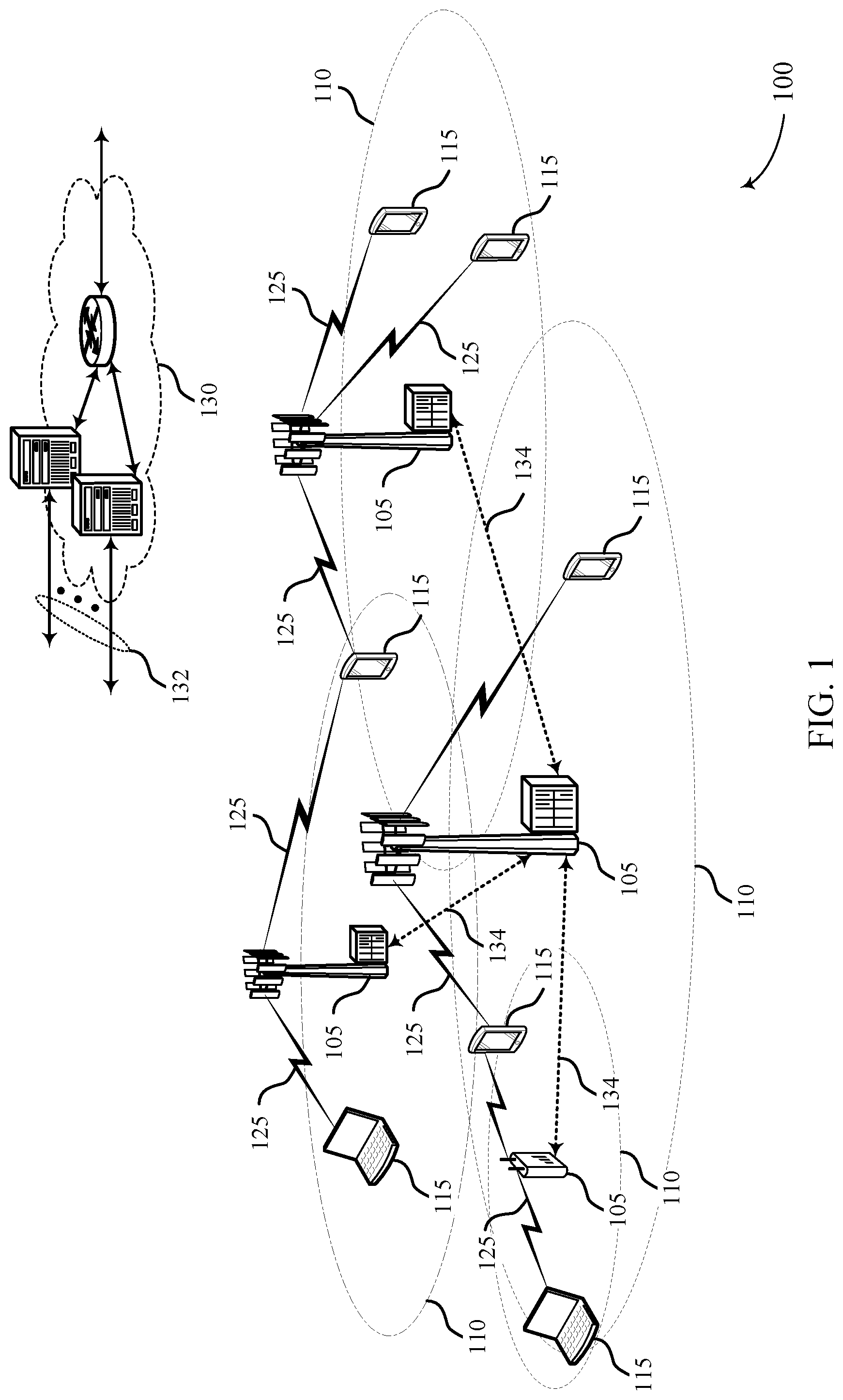 Patent US11778470 Figure 1 – Protection of control signaling in a wireless backhaul network