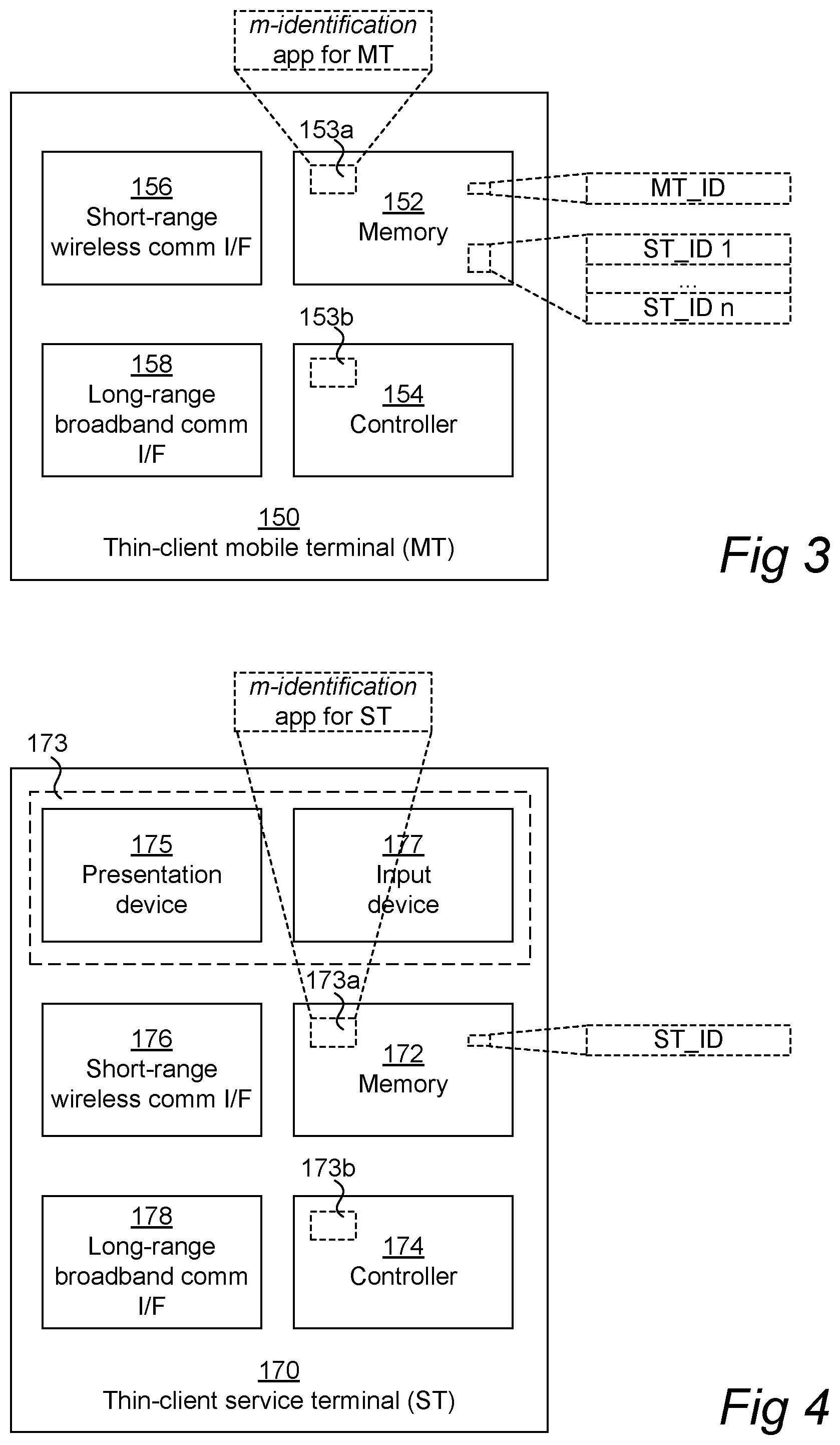 Patent US11778473 Figure 3 – Mobile identification using thin client devices