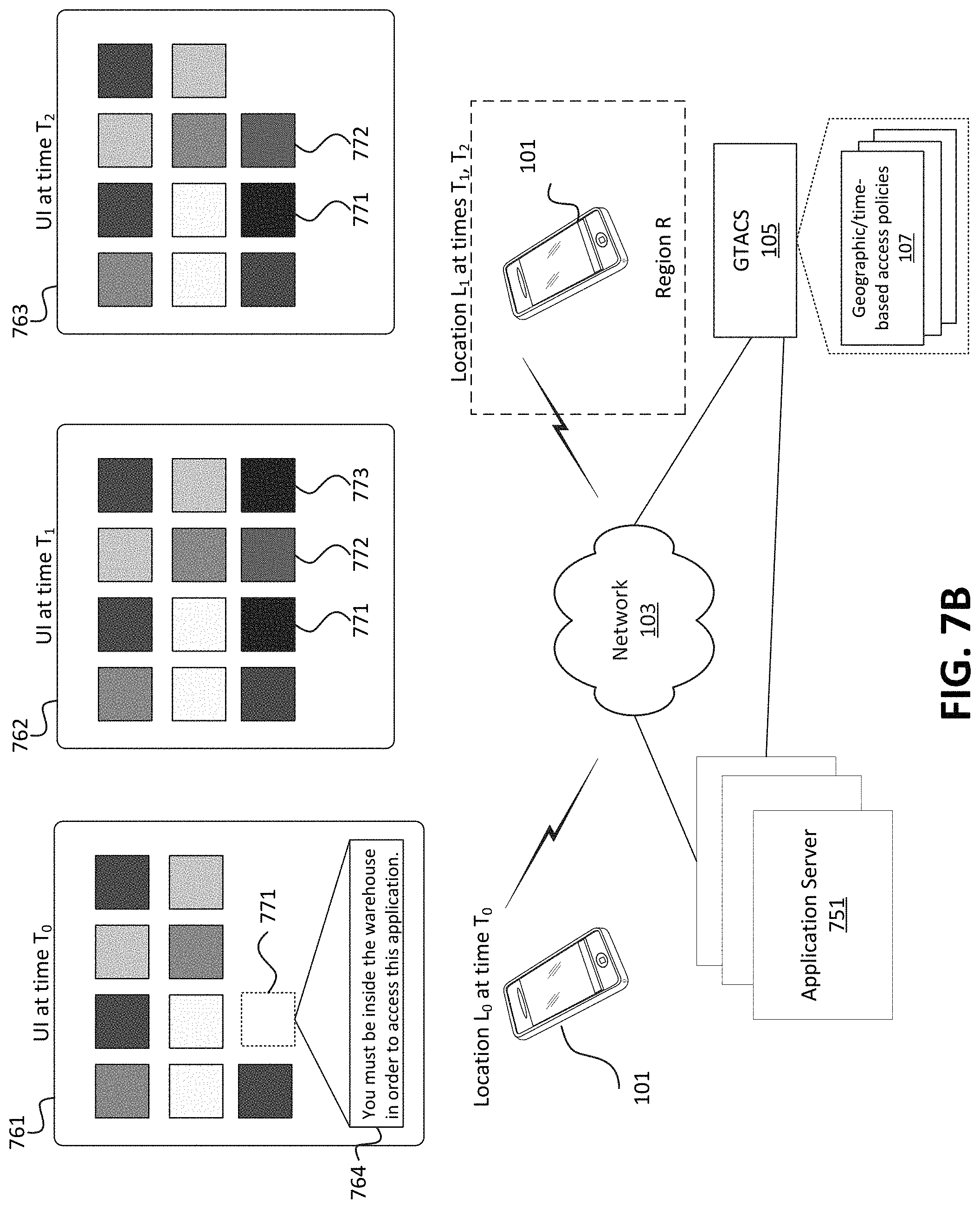 Patent US11778476 Figure 8 – Systems and methods for application access control