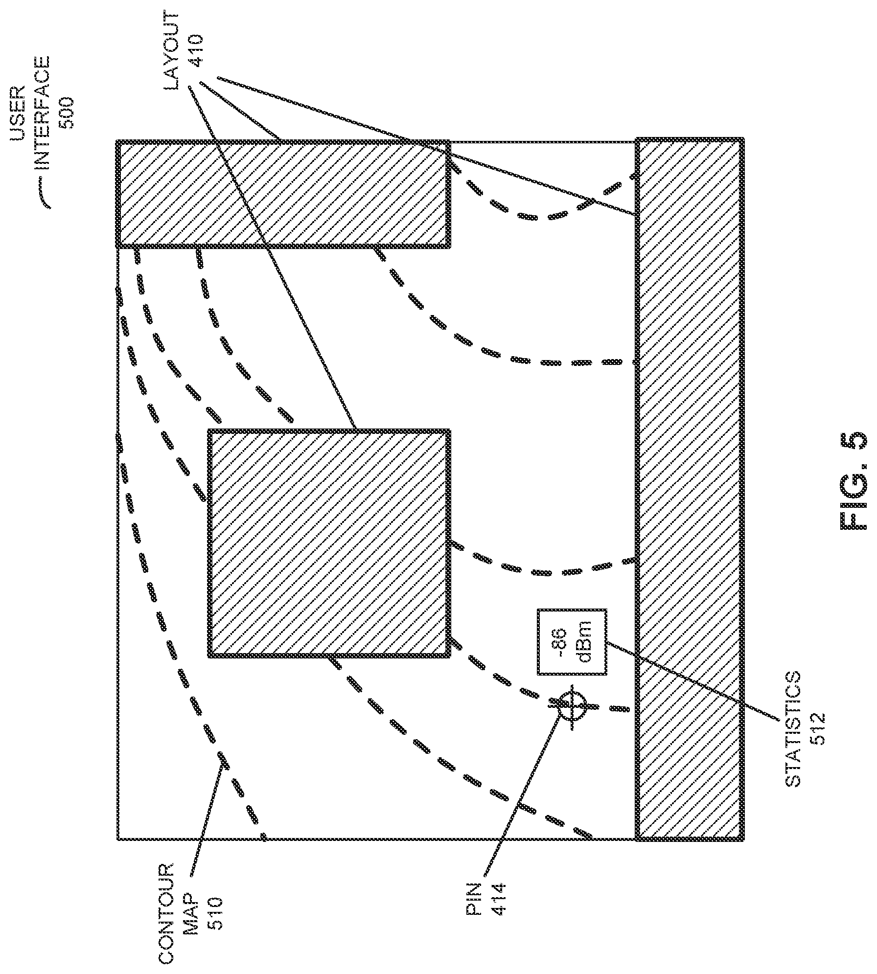 Patent US11778483 Figure 5 – Communication-performance characterization via augmented reality