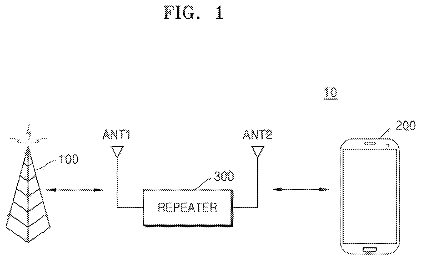 Patent US11778485 Figure 1 – Repeater and method of operation thereof