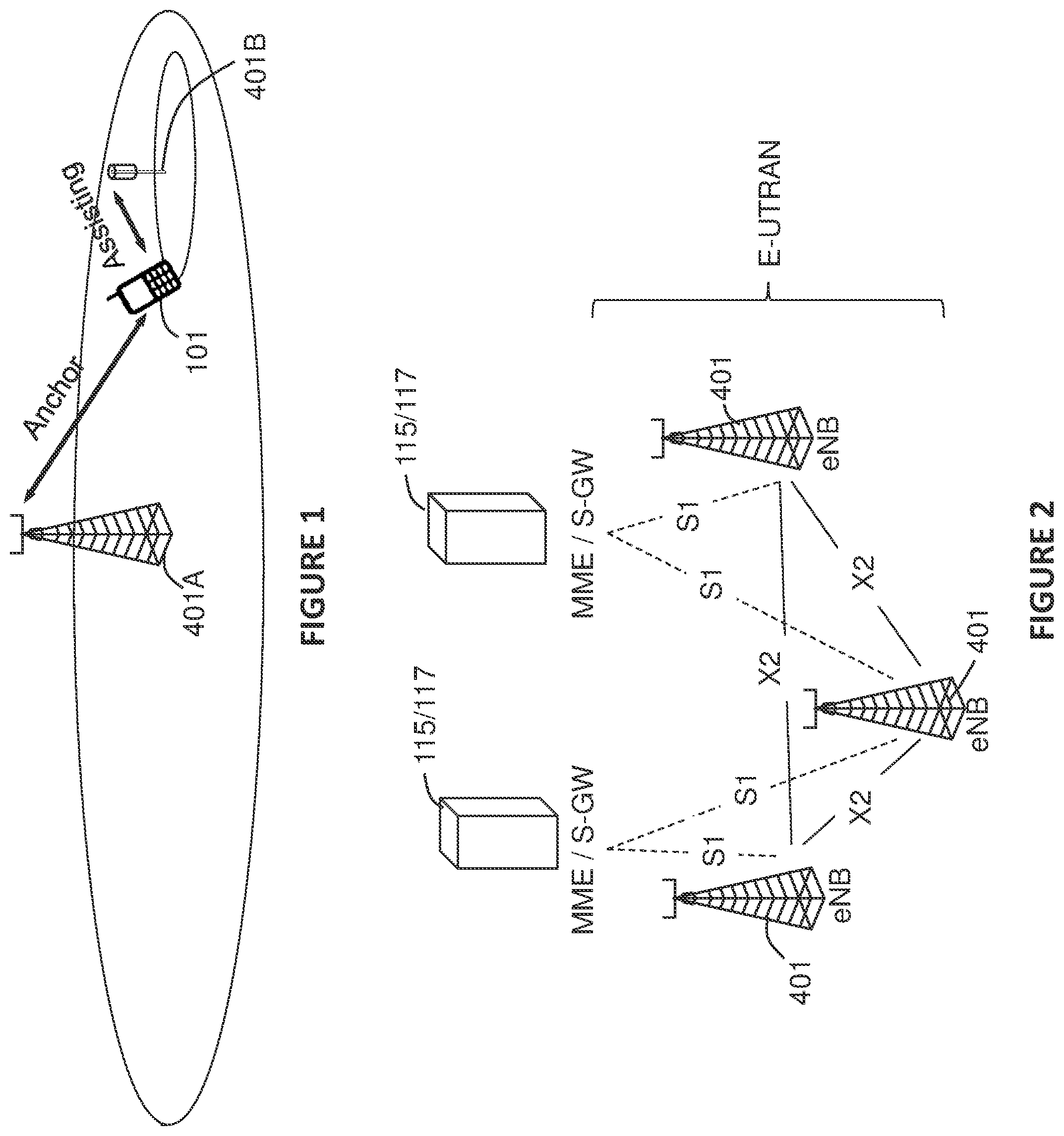 Patent US11778524 Figure 1 – Node and method for enabling a wireless terminal to be served by multiple cells in a communications network