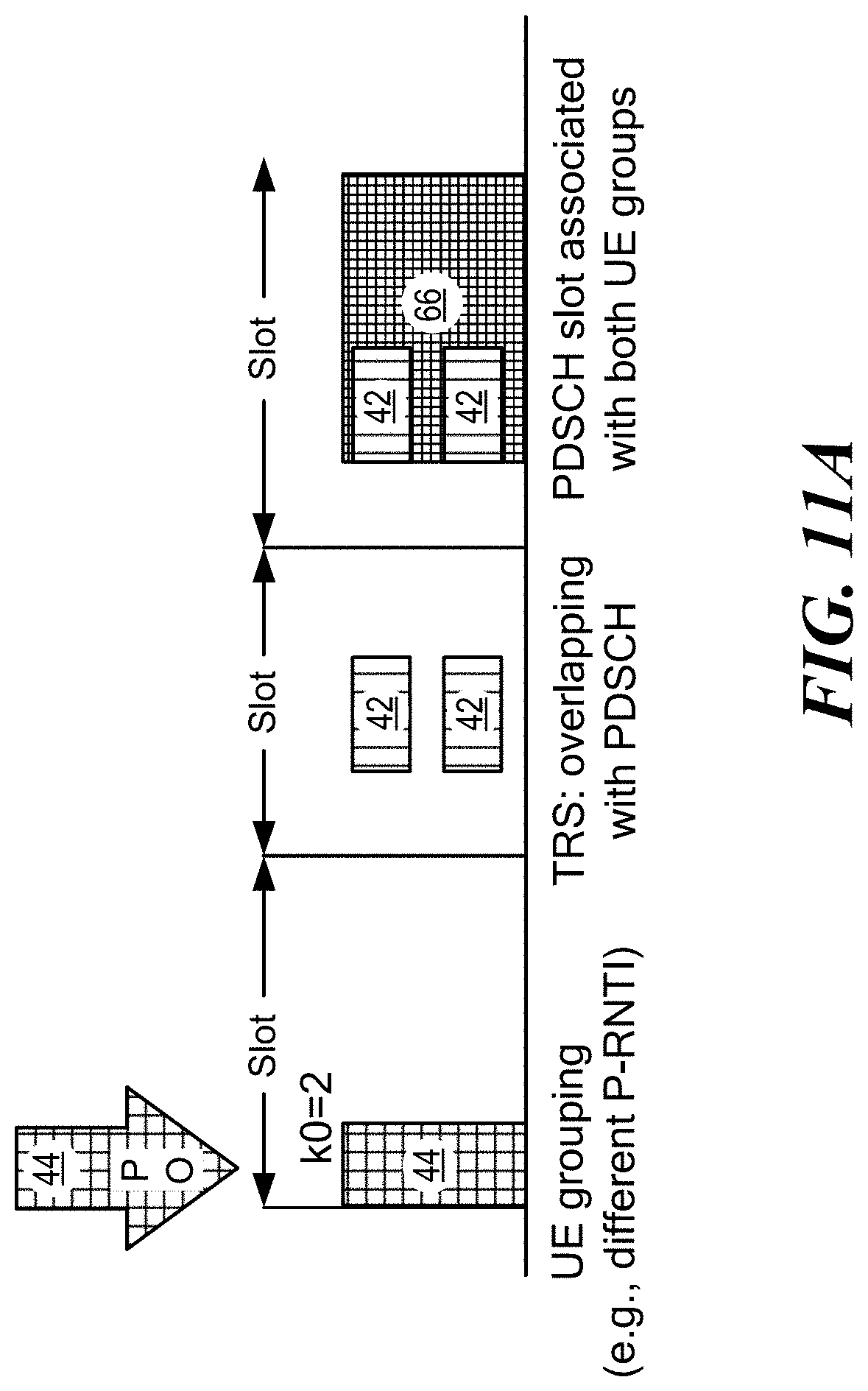Patent US11778552 Figure 8 – Tracking reference signal (TRS) for idle mode user equipment (UE)