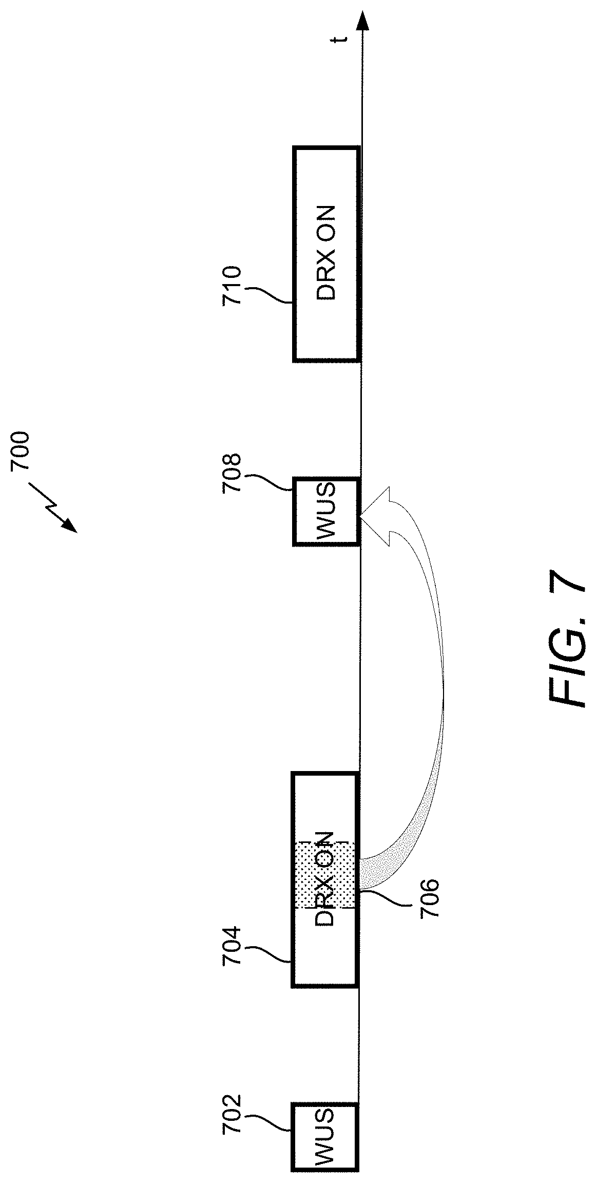 Patent US11778556 Figure 8 – Communication of WUS indicating selected PCIs of a PCI group