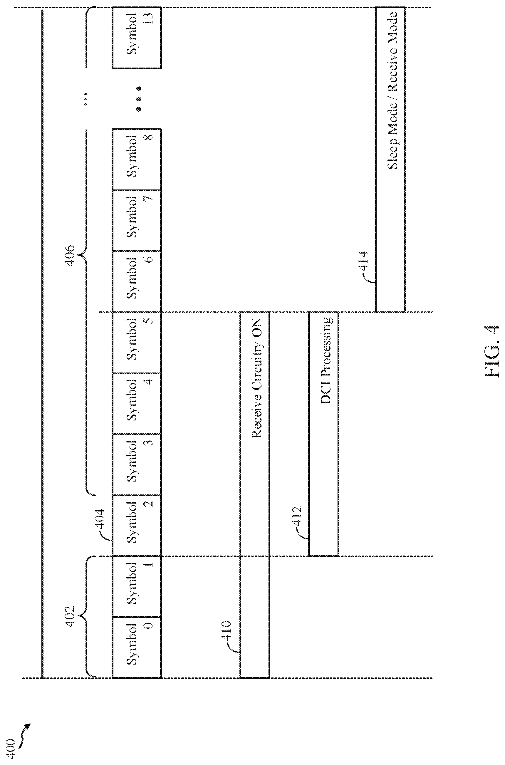 Patent US11778561 Figure 4 – Downlink control information (DCI) format for sleep configuration