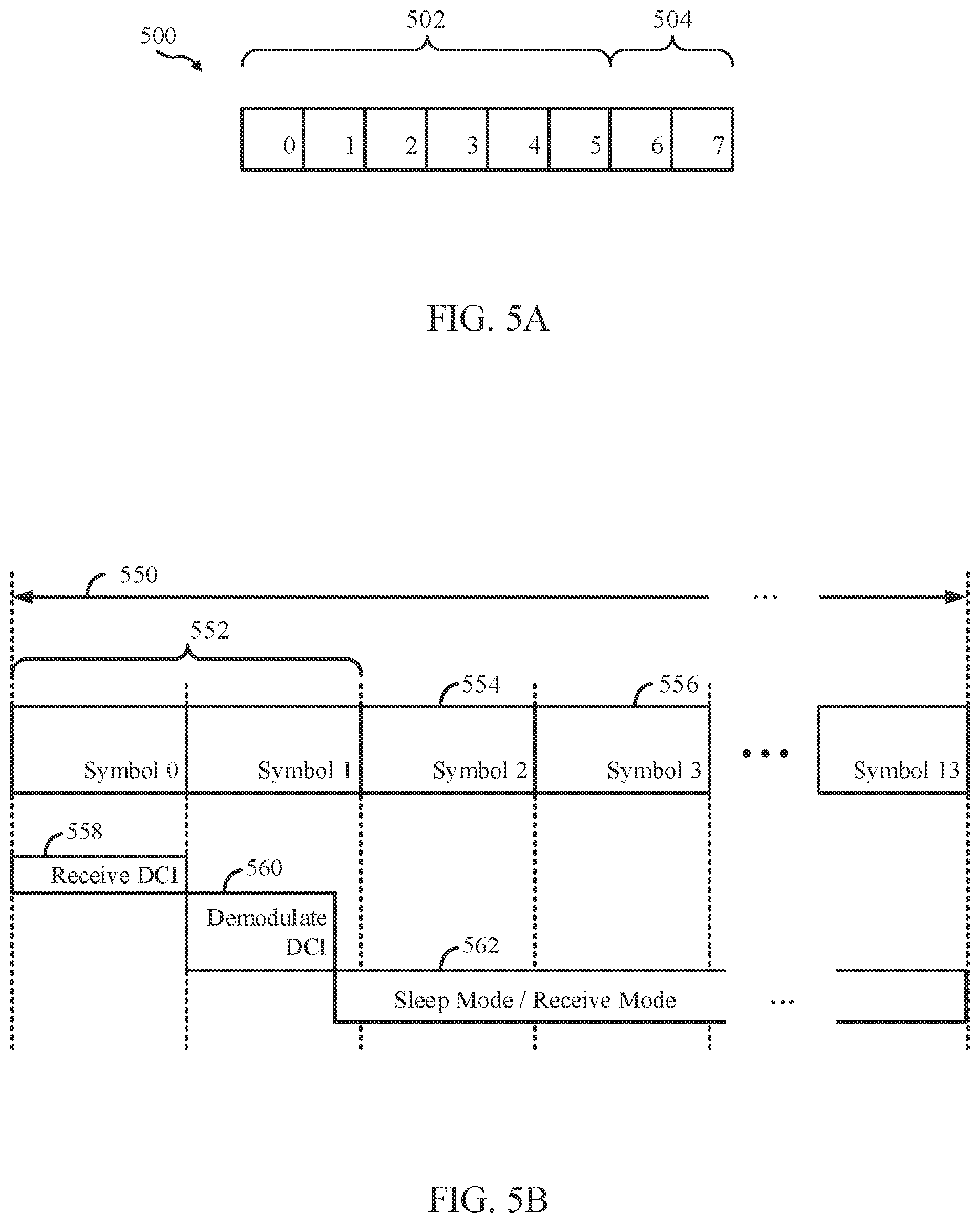 Patent US11778561 Figure 5 – Downlink control information (DCI) format for sleep configuration