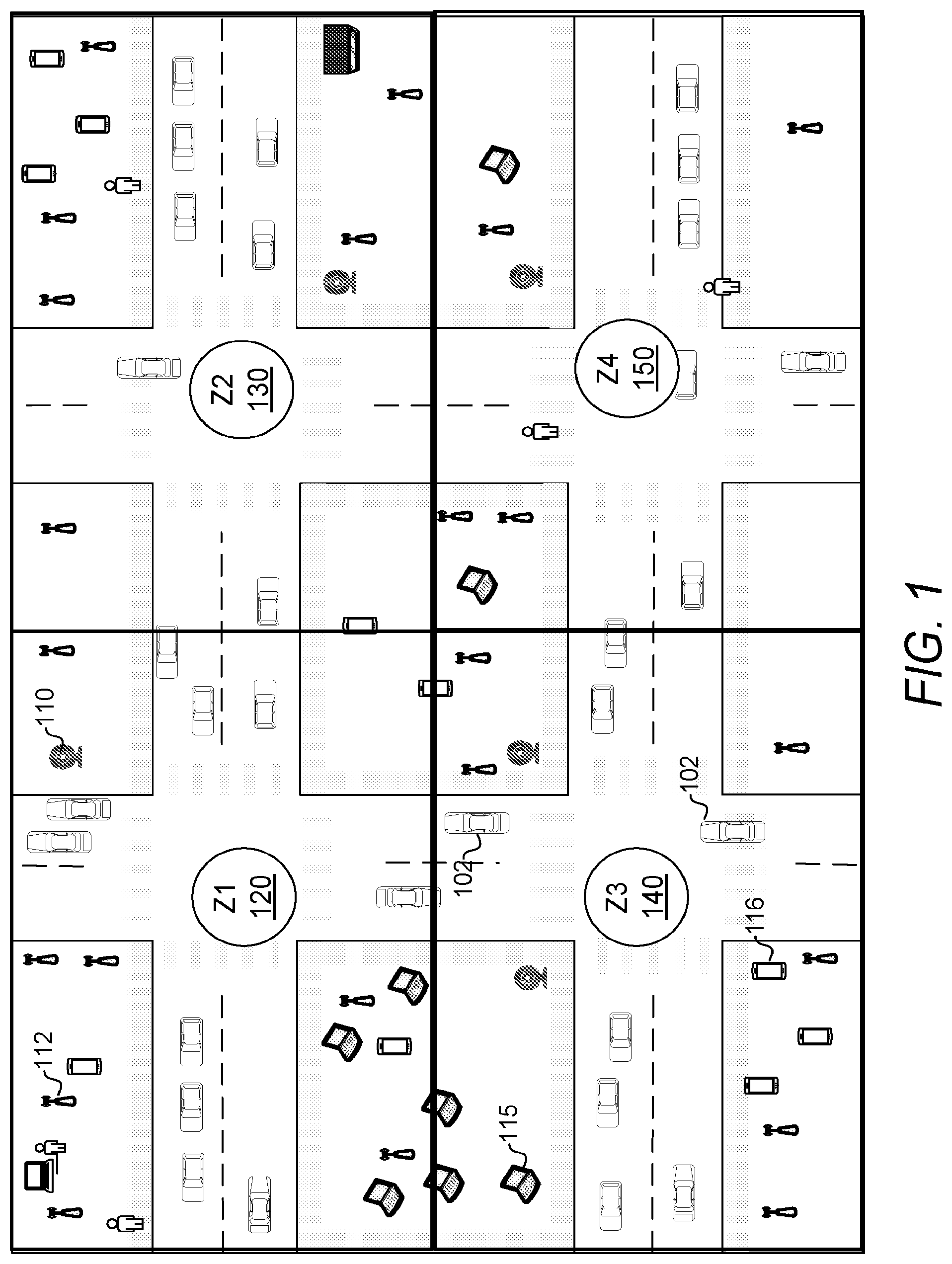 Patent US11778593 Figure 1 – Devices, systems, and methods for predicting communication channel conditions