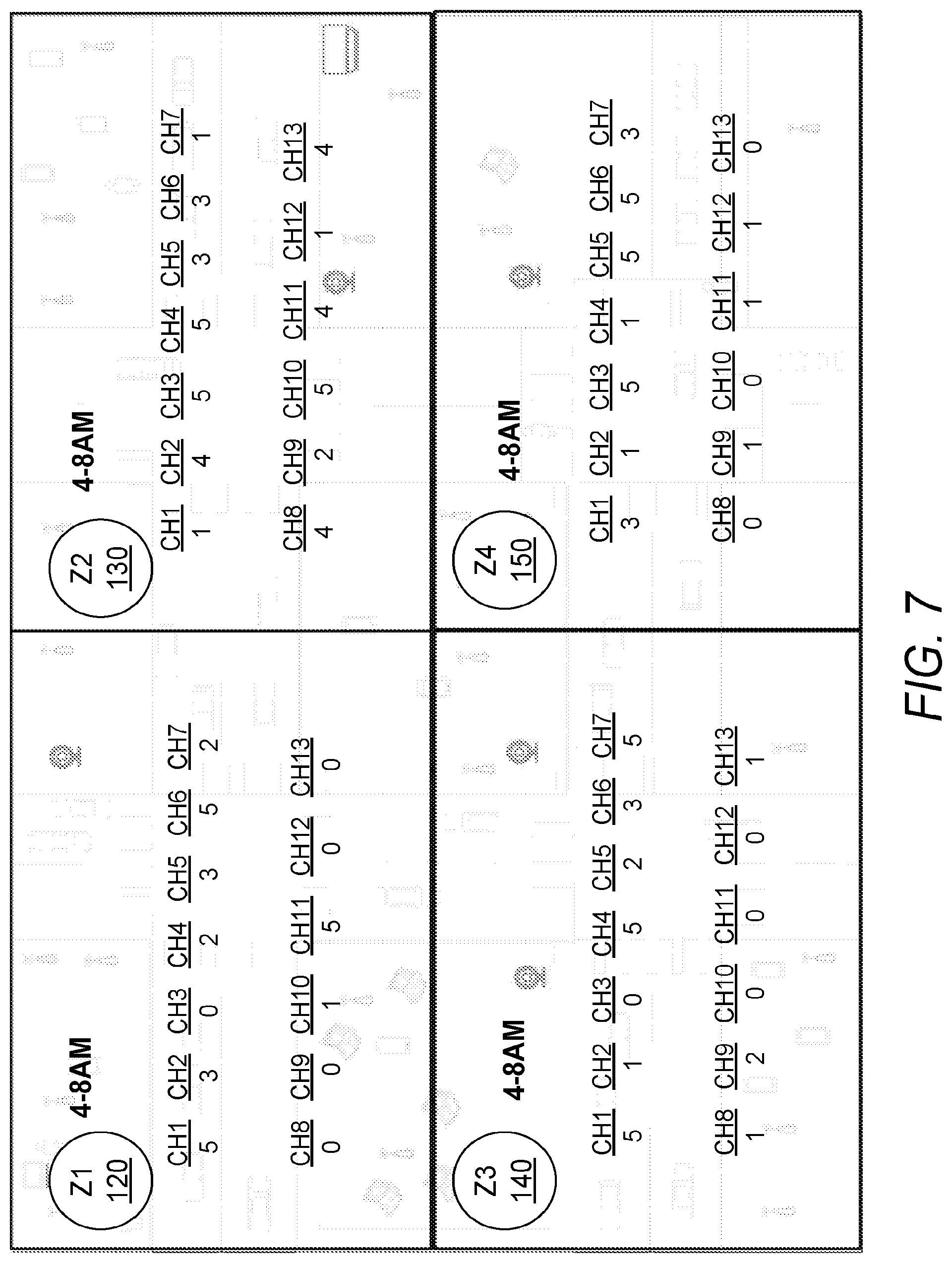 Patent US11778593 Figure 7 – Devices, systems, and methods for predicting communication channel conditions