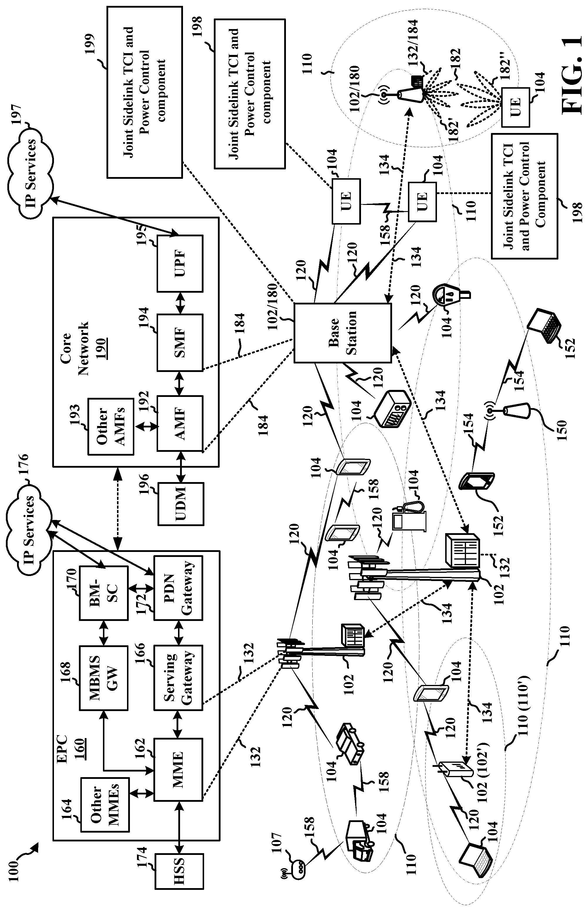 Patent US11778604 Figure 1 – MAC-CE for joint sidelink TCI and power control configuration