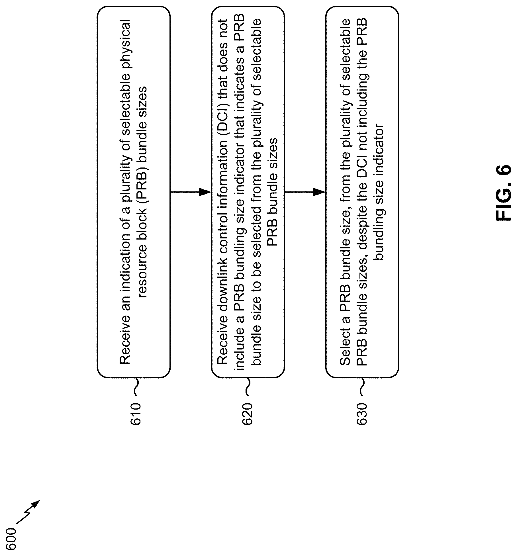 Patent US11778623 Figure 7 – Physical resource block bundle size selection