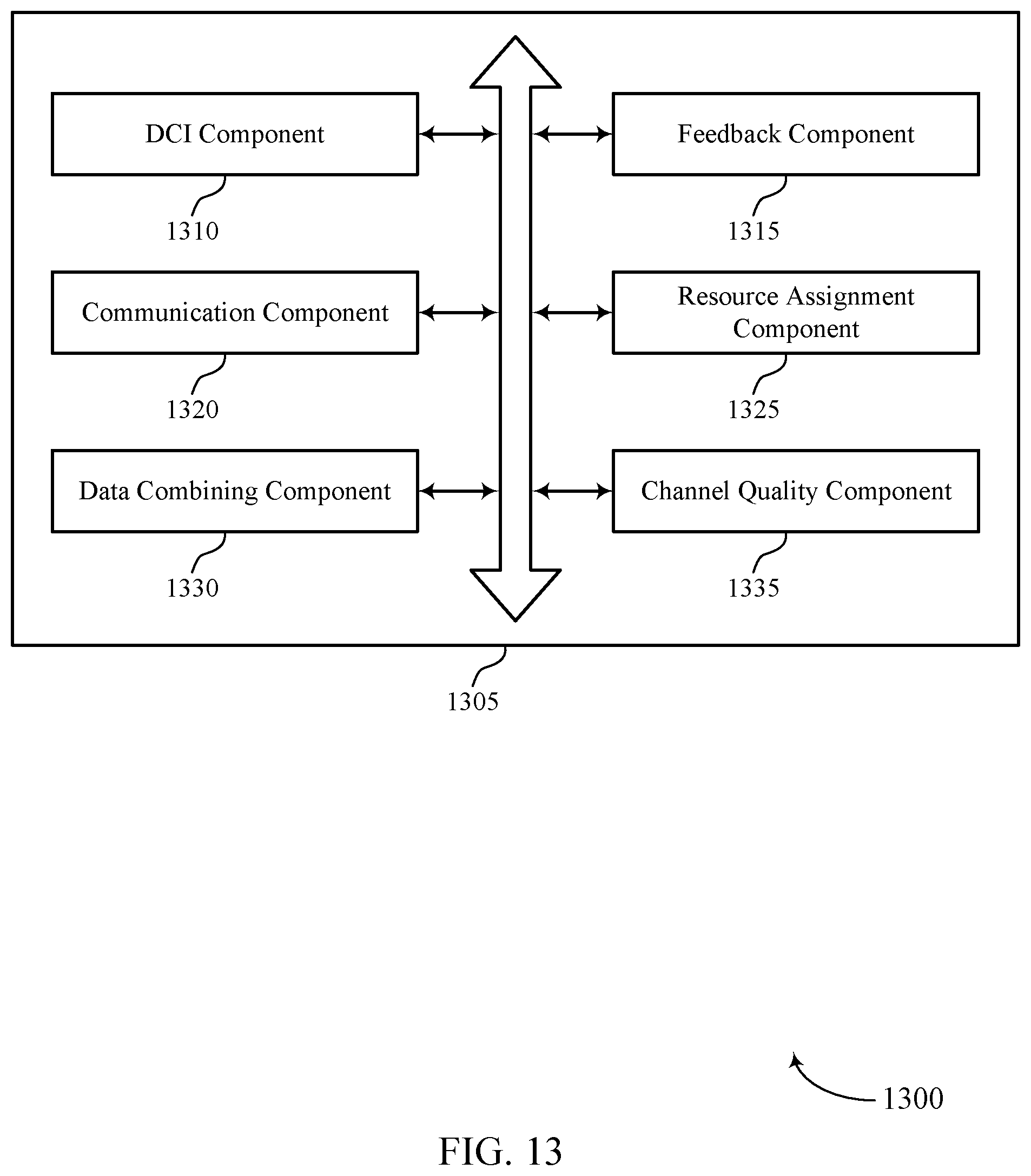 Patent US11778629 Figure 13 – Techniques for determining resource assignments for decode and forward relaying via downlink control information