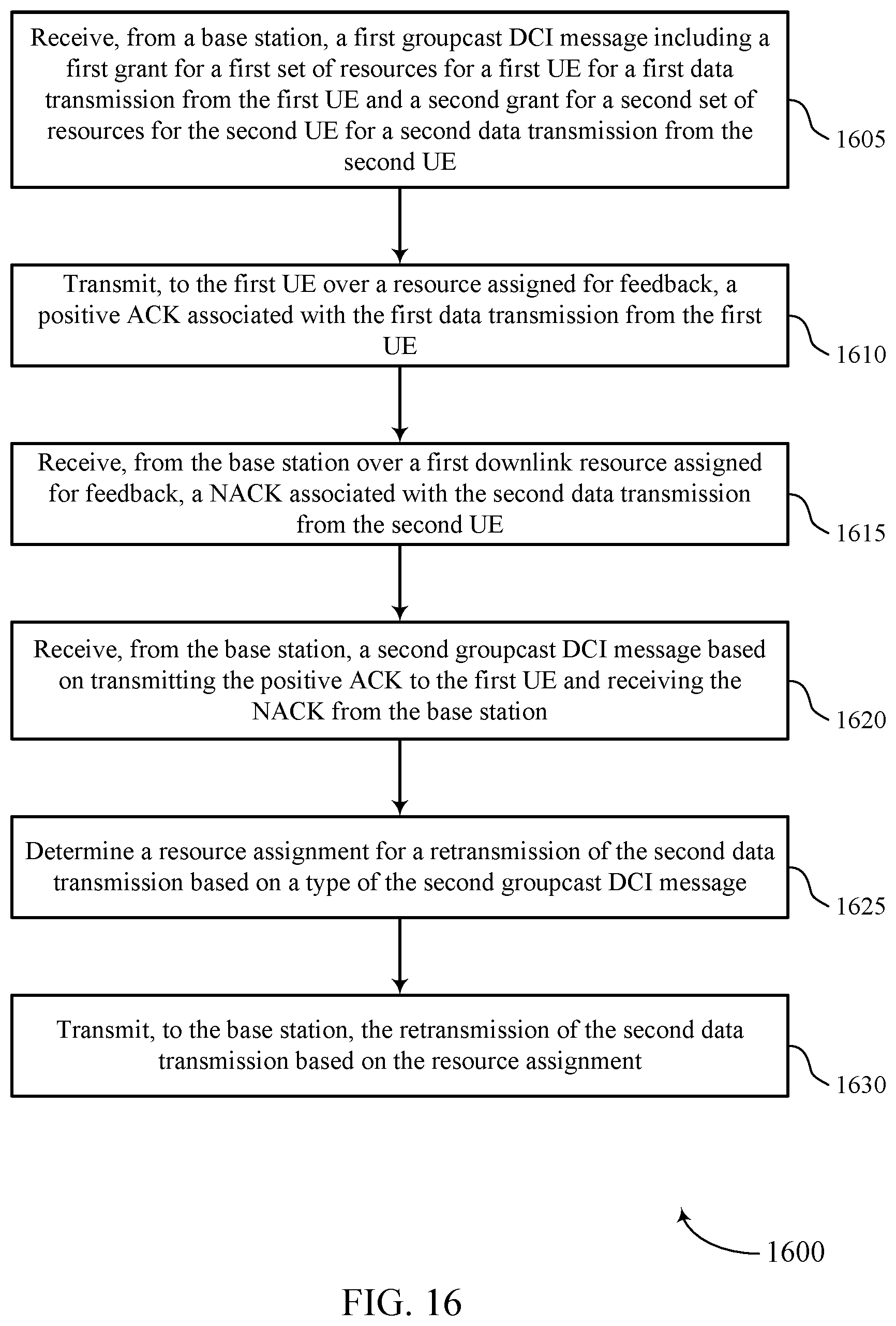 Patent US11778629 Figure 16 – Techniques for determining resource assignments for decode and forward relaying via downlink control information