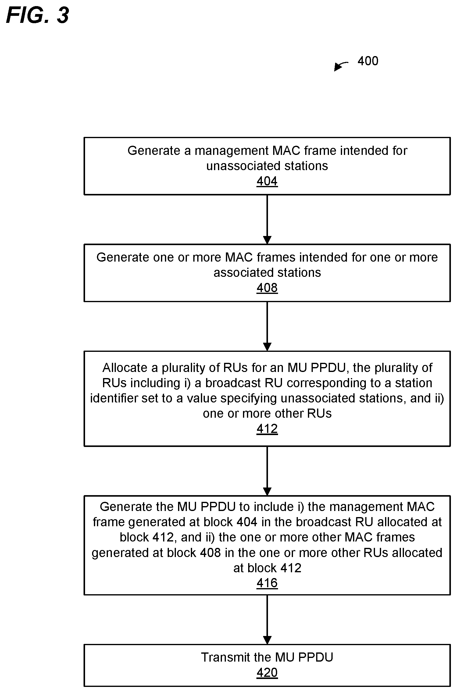 Patent US11778690 Figure 3 – Transmitting network management information in a wireless local area network
