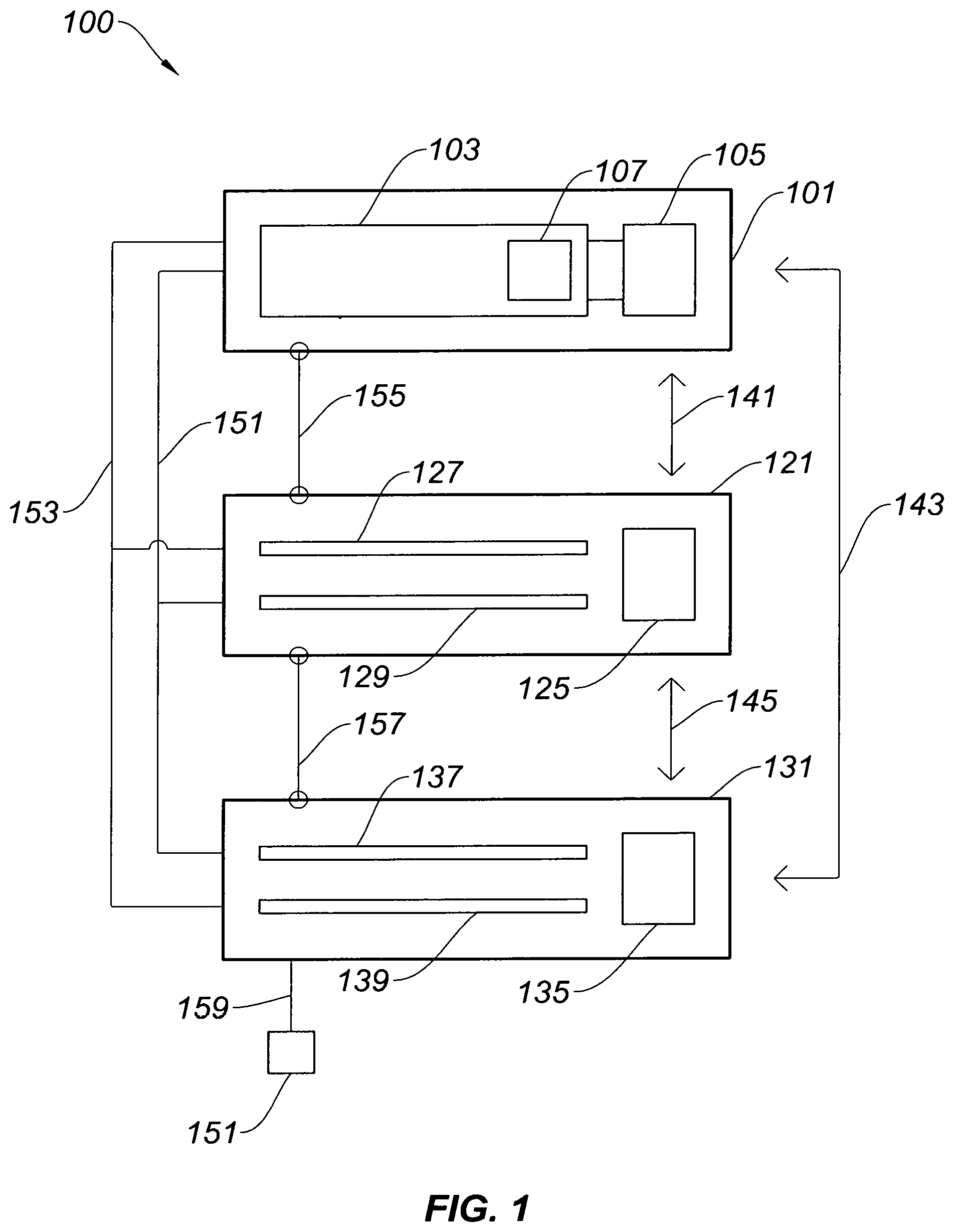 Patent US11778703 Figure 1 – Emergency lighting system with differential dimming