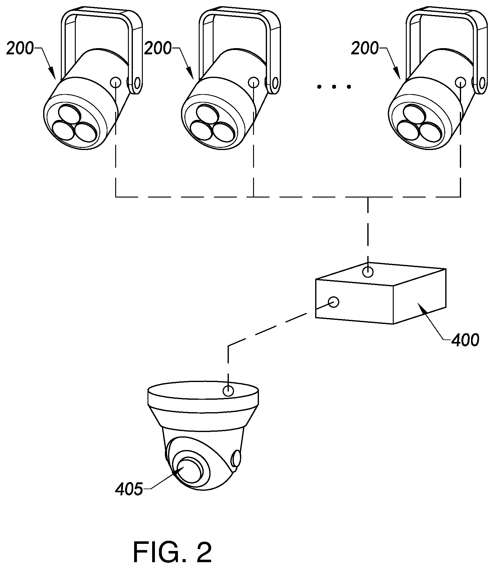 Patent US11778704 Figure 2 – Control method and control system for light fixture, and electronic device