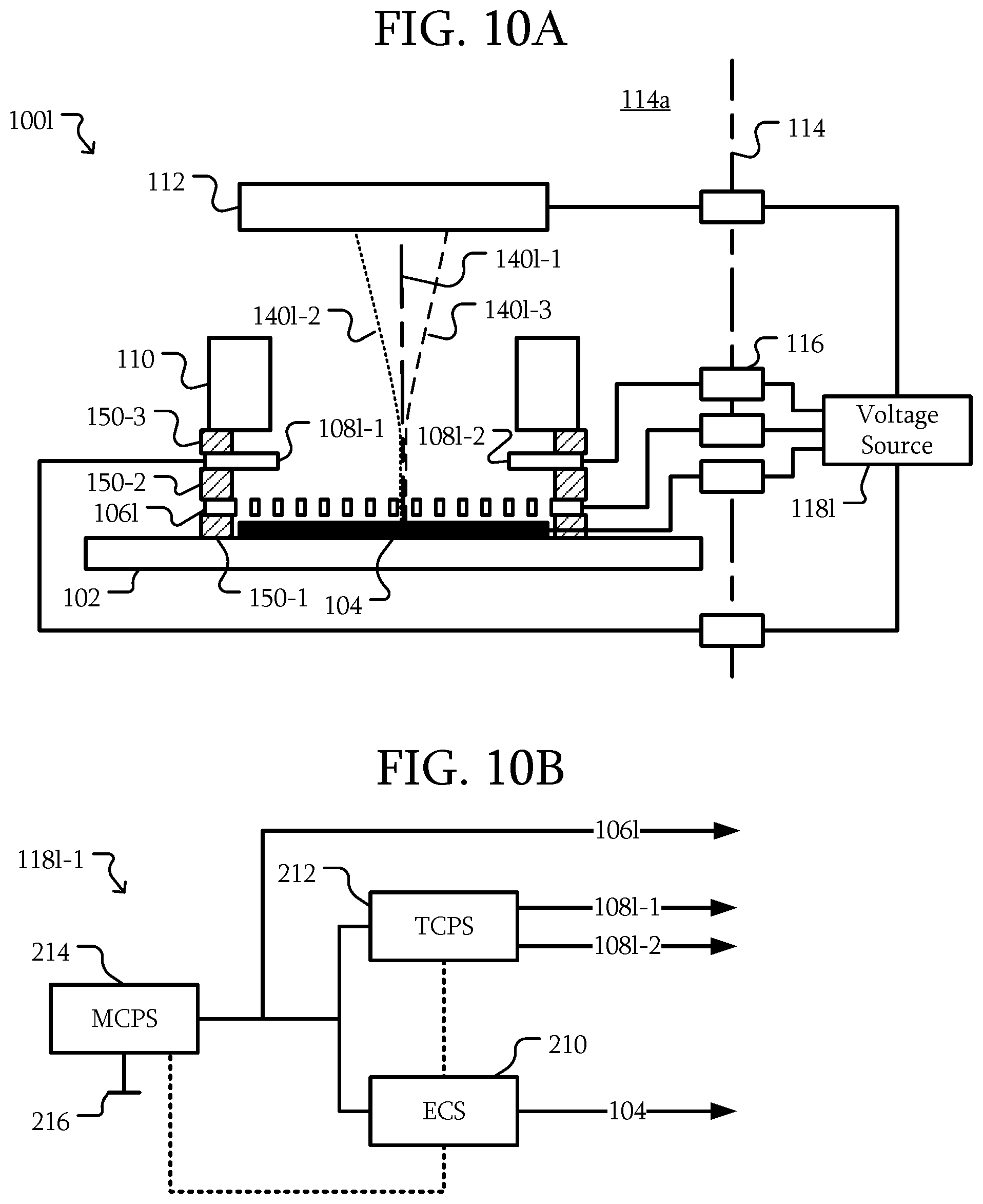 Patent US11778717 Figure 10 – X-ray source with multiple grids