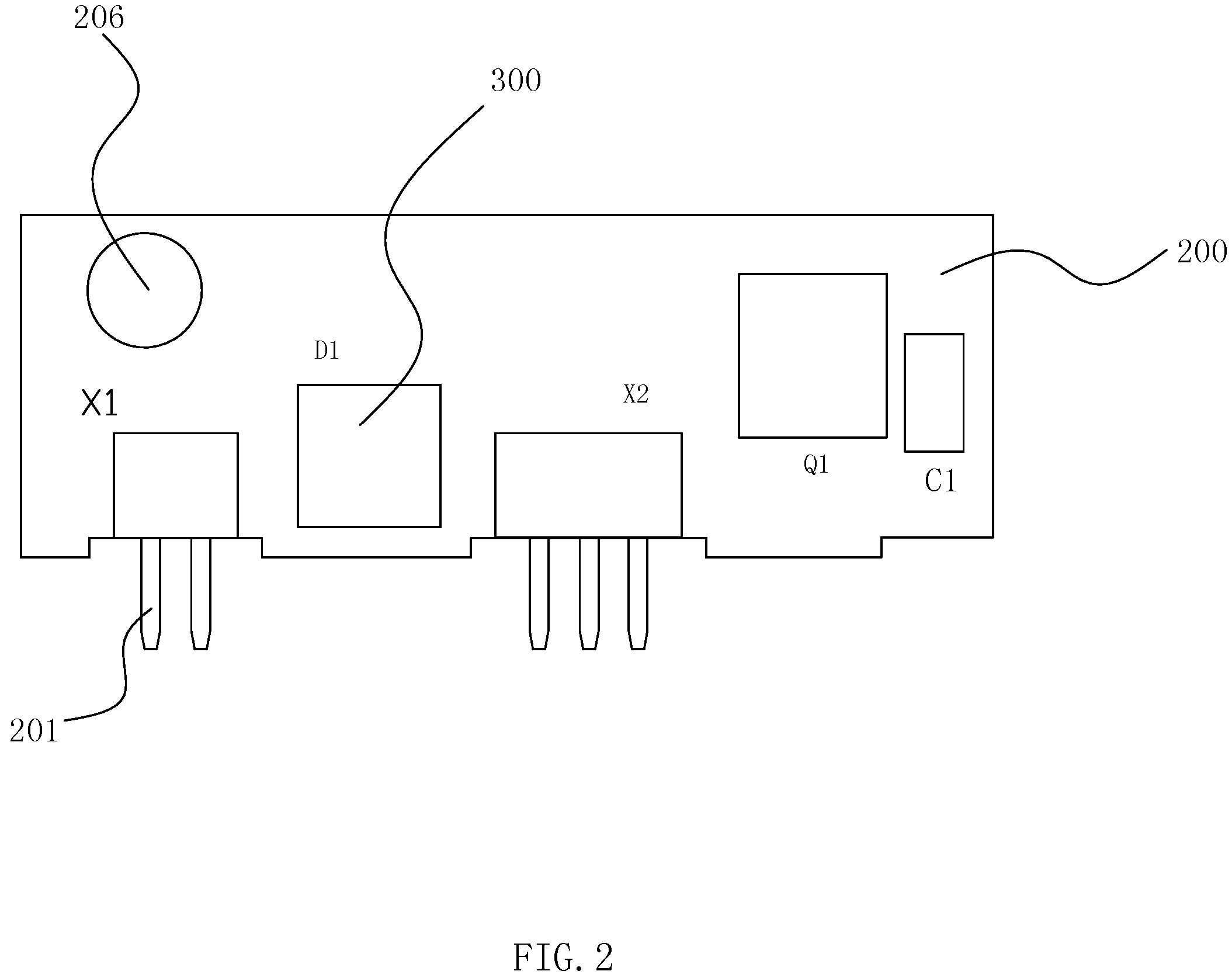 Patent US11778723 Figure 2 – Circuit board and a driving power supply with the circuit board thereof