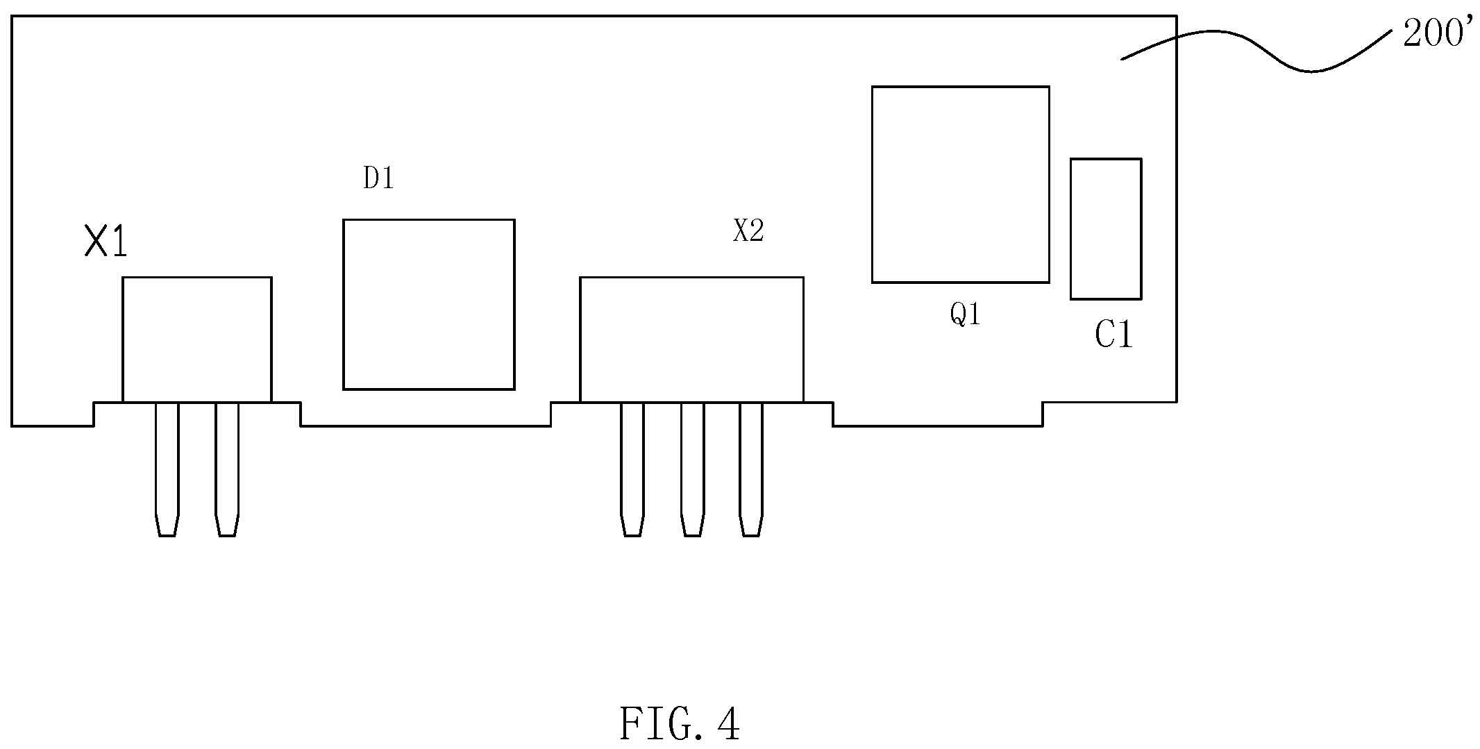 Patent US11778723 Figure 4 – Circuit board and a driving power supply with the circuit board thereof
