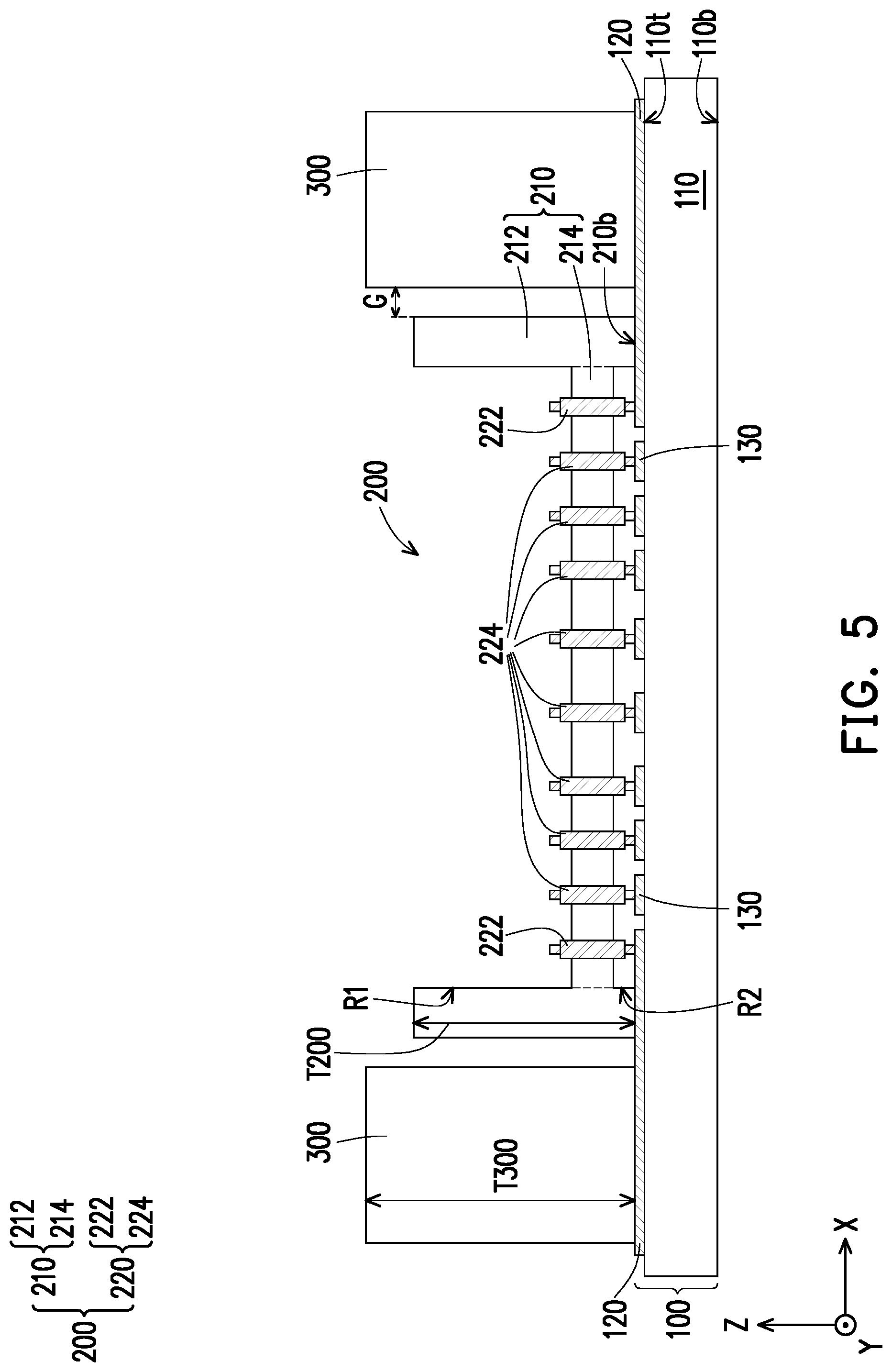 Patent US11778727 Figure 5 – Semiconductor package assembly and method of manufacturing the same