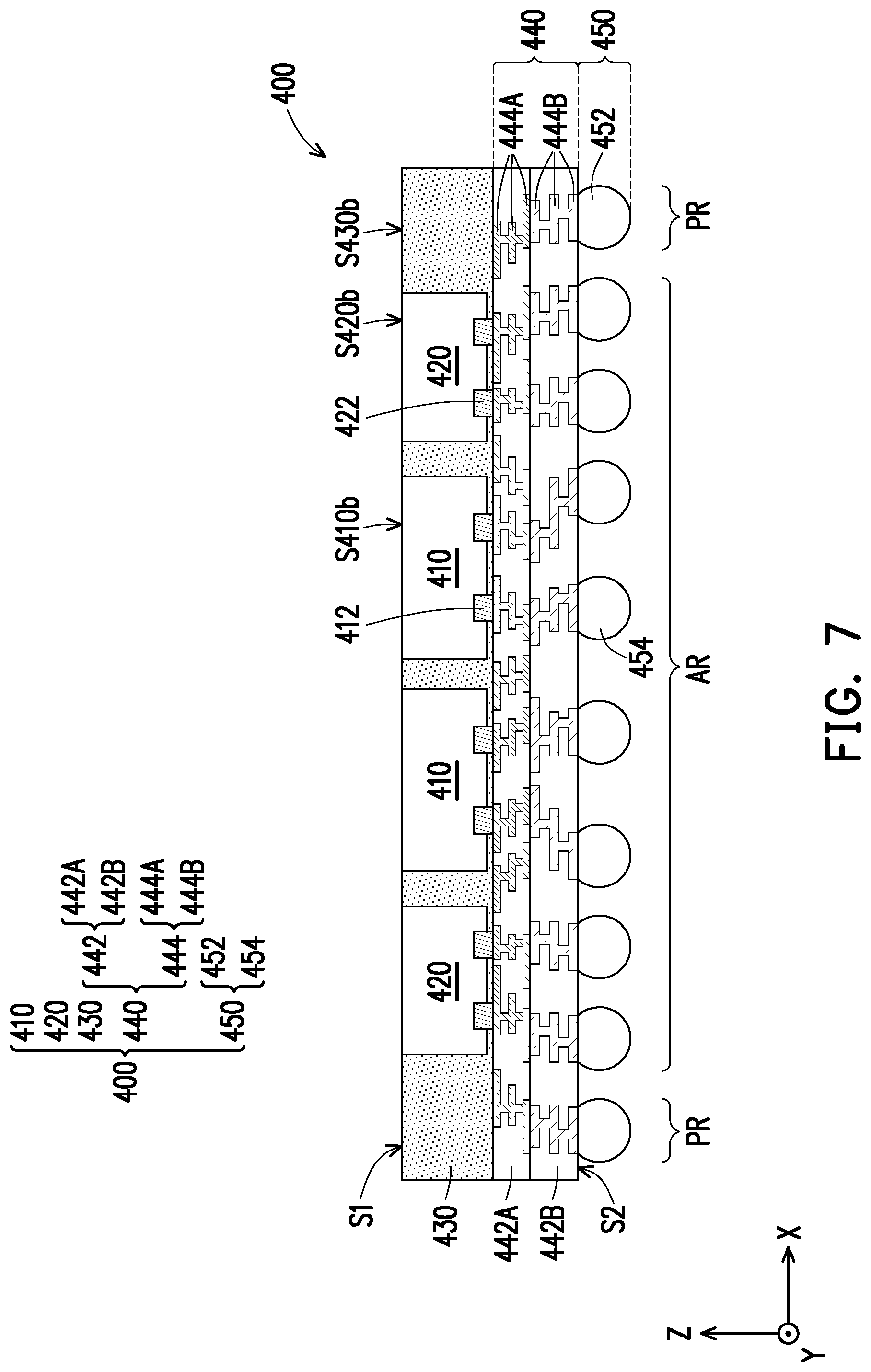 Patent US11778727 Figure 7 – Semiconductor package assembly and method of manufacturing the same