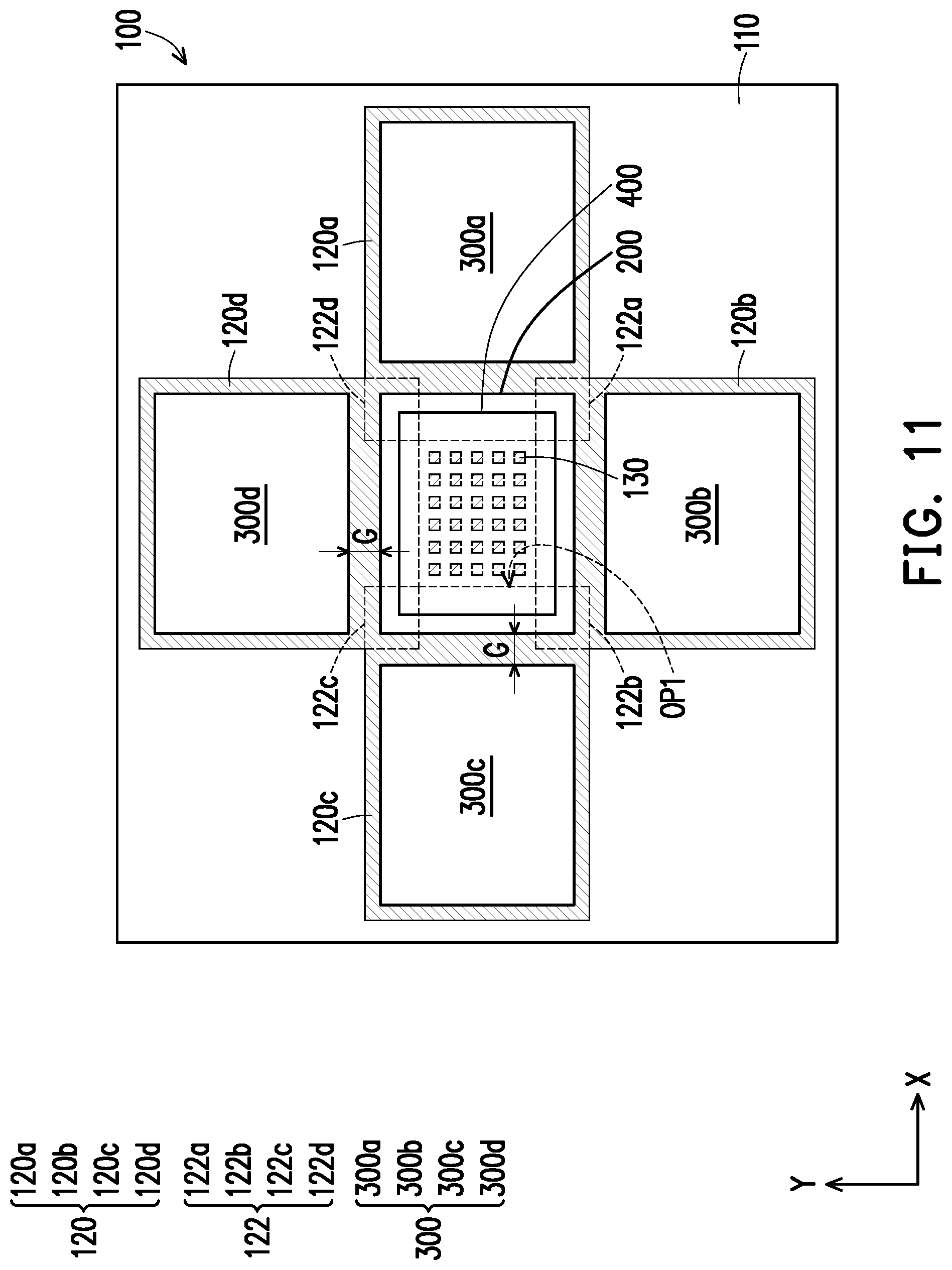 Patent US11778727 Figure 11 – Semiconductor package assembly and method of manufacturing the same