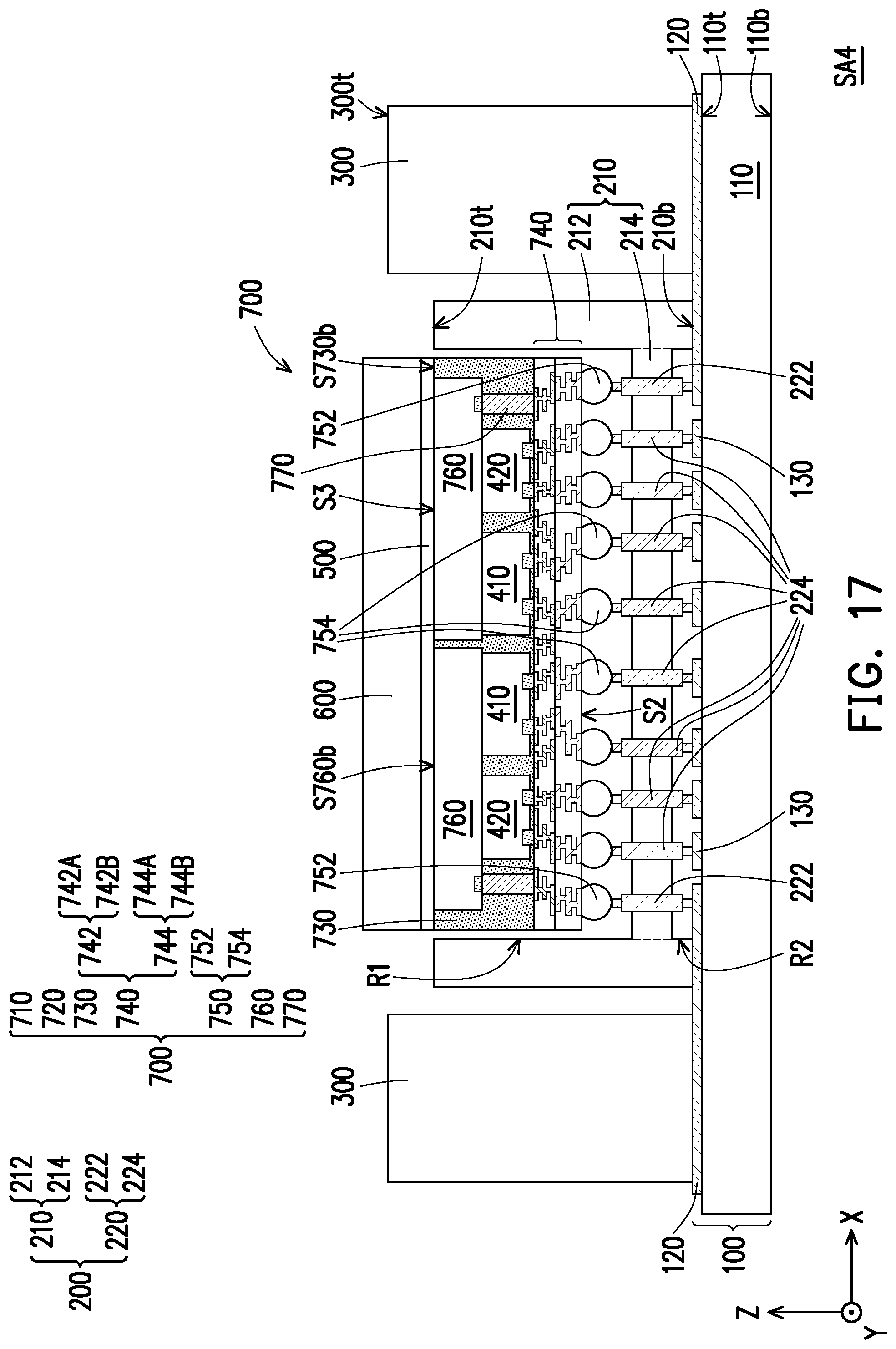Patent US11778727 Figure 17 – Semiconductor package assembly and method of manufacturing the same