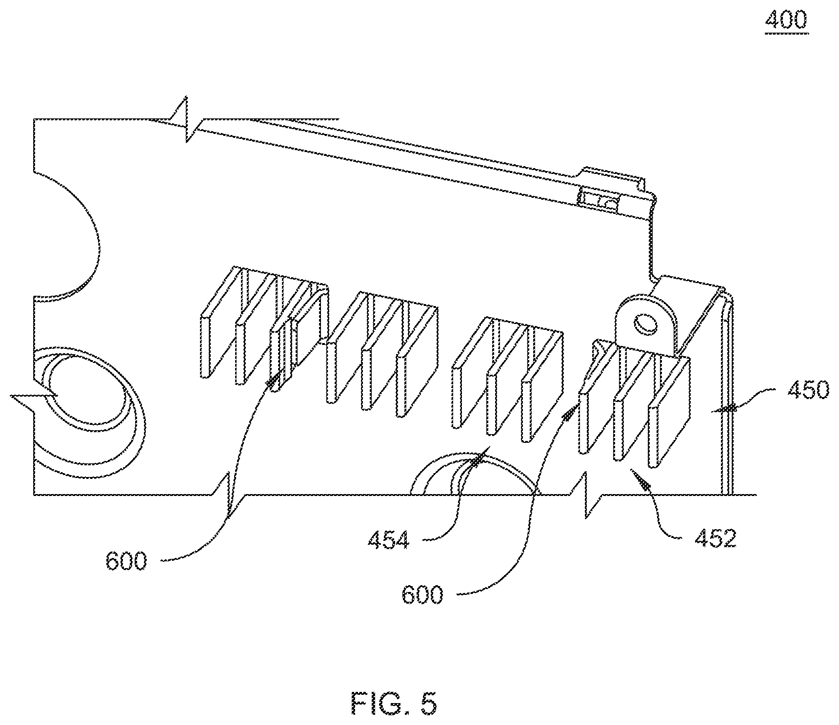 Patent US11778728 Figure 5 – Pass-through latching heat sink
