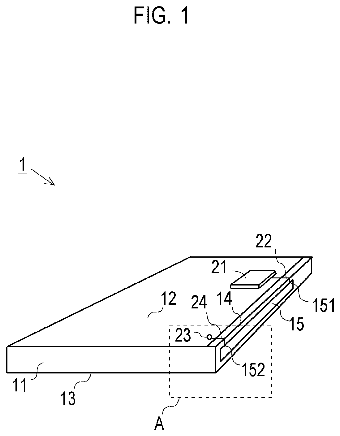 Patent US11778730 — Printed circuit board and wireless communication terminal — Figure 1