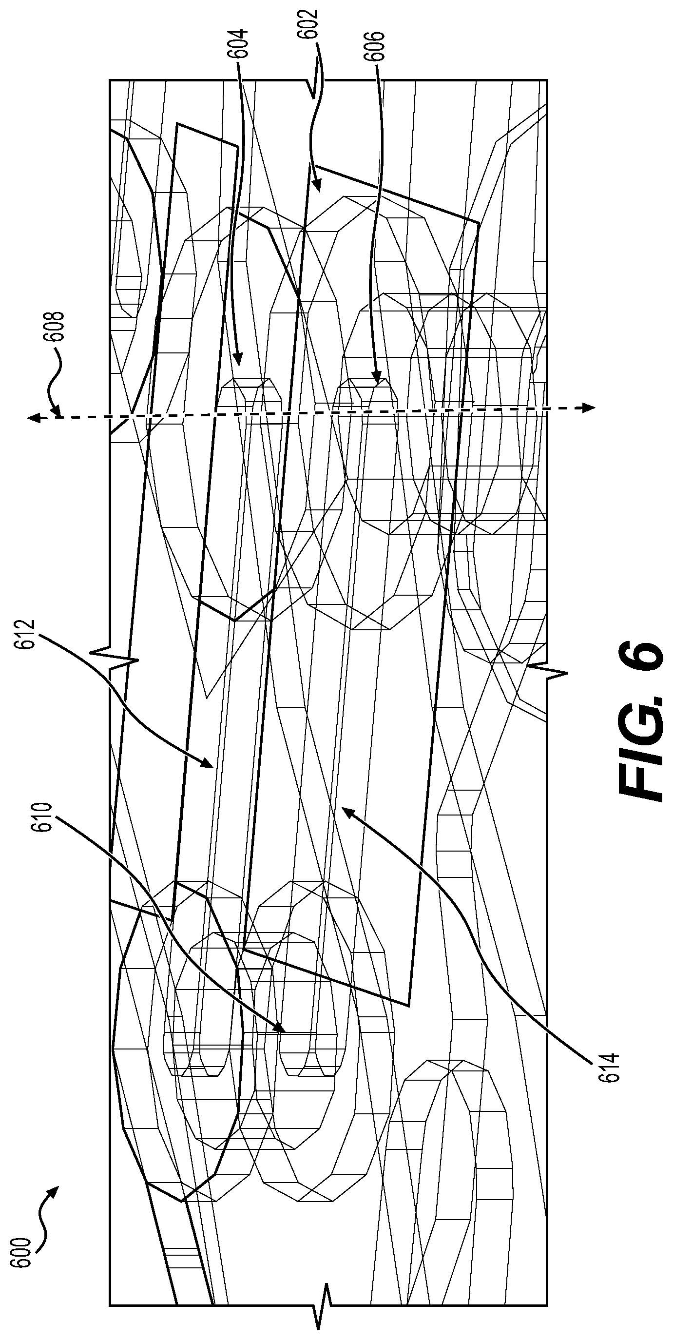 Patent US11778731 Figure 6 – Systems and methods for break out of interconnections for high-density integrated circuit packages on a multi-layer printed circuit board