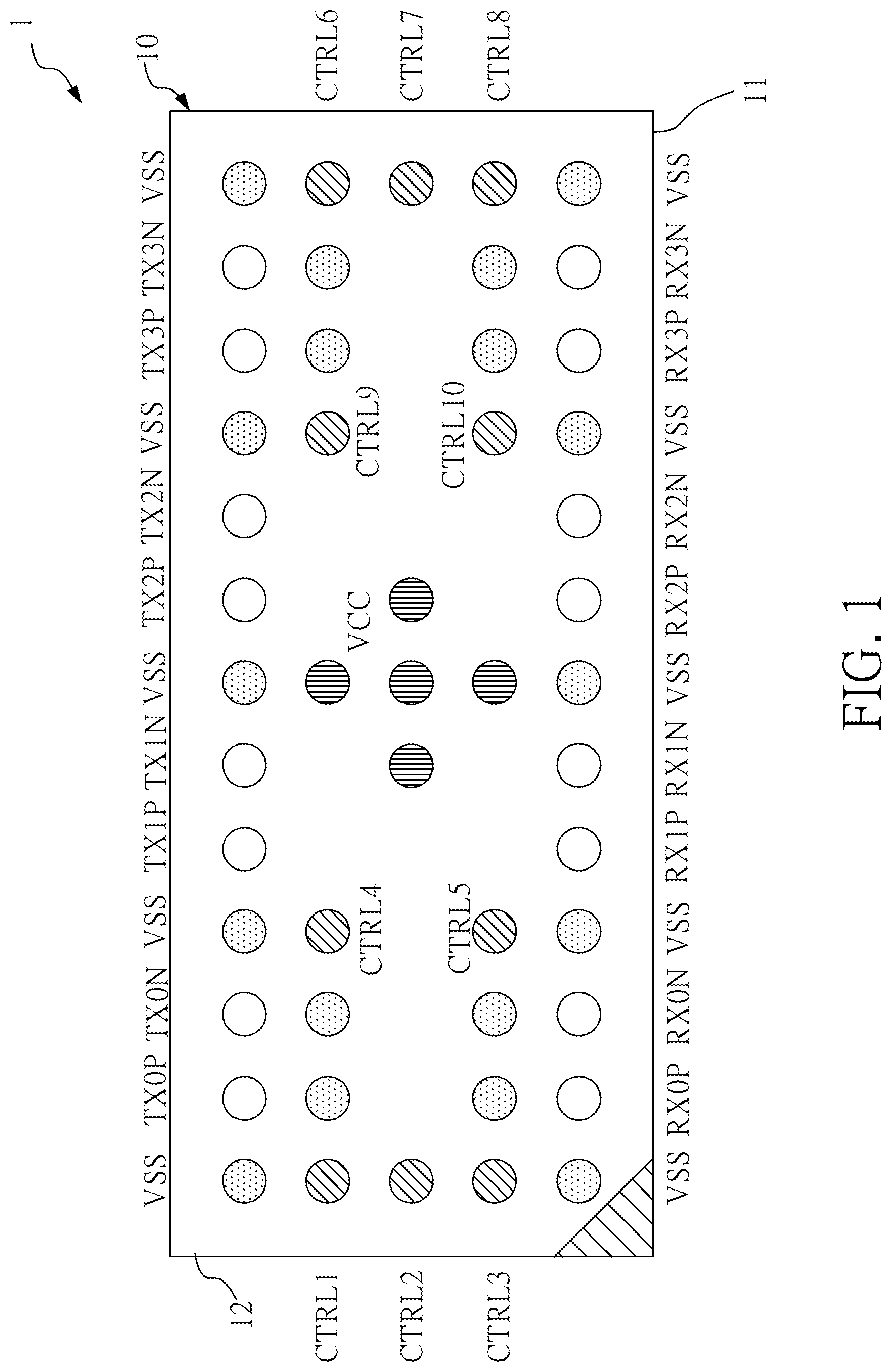 Patent US11778732 Figure 1 – Signal transmission circuit packaging structure