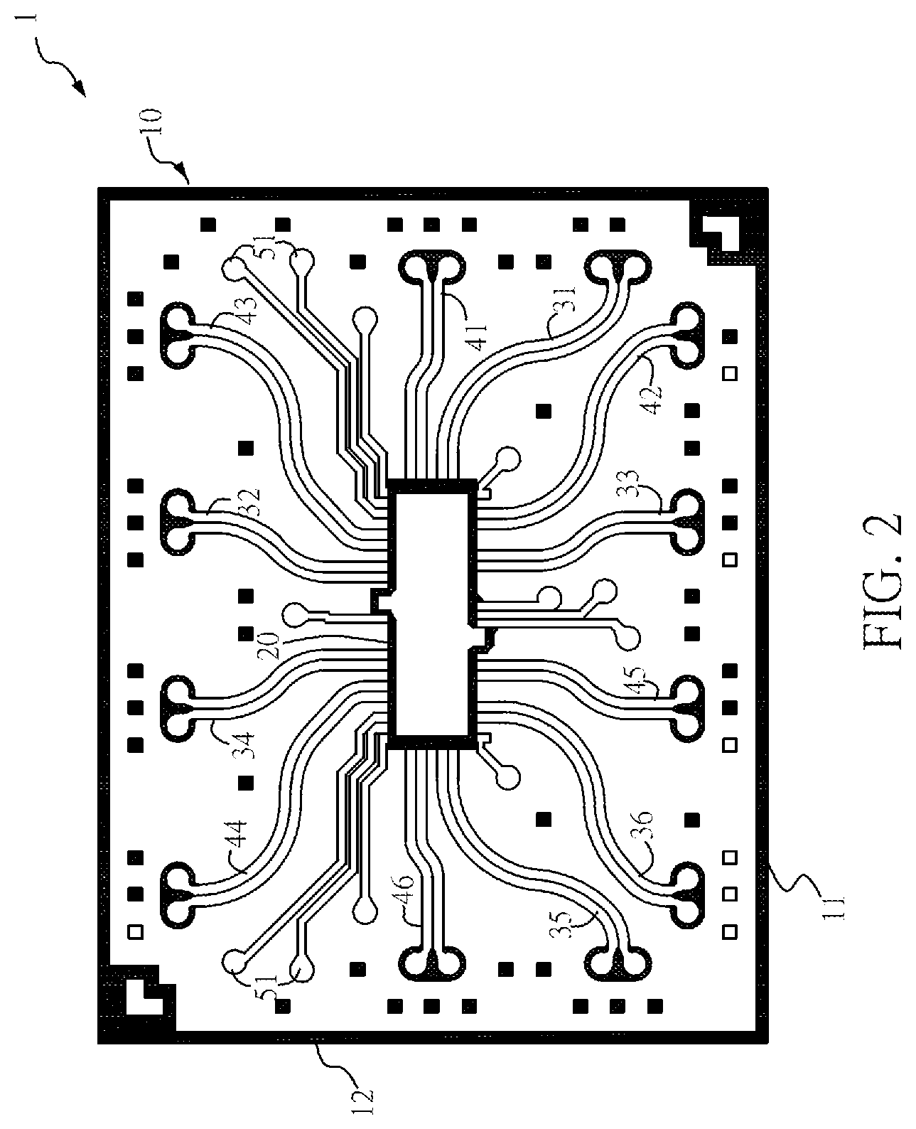 Patent US11778733 Figure 3 – Signal transmission circuit packaging structure