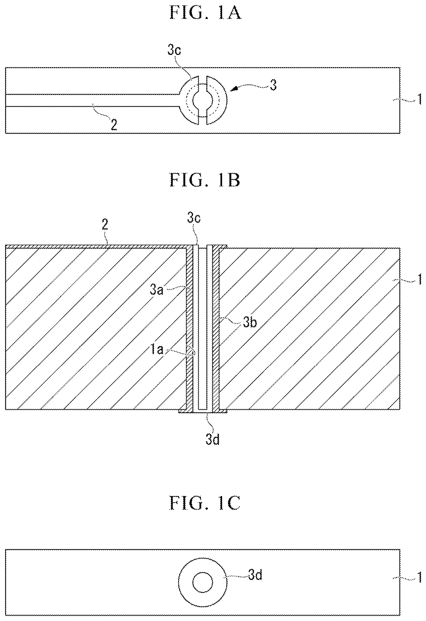 Patent US11778742 Figure 1 – Through-hole via and circuit board
