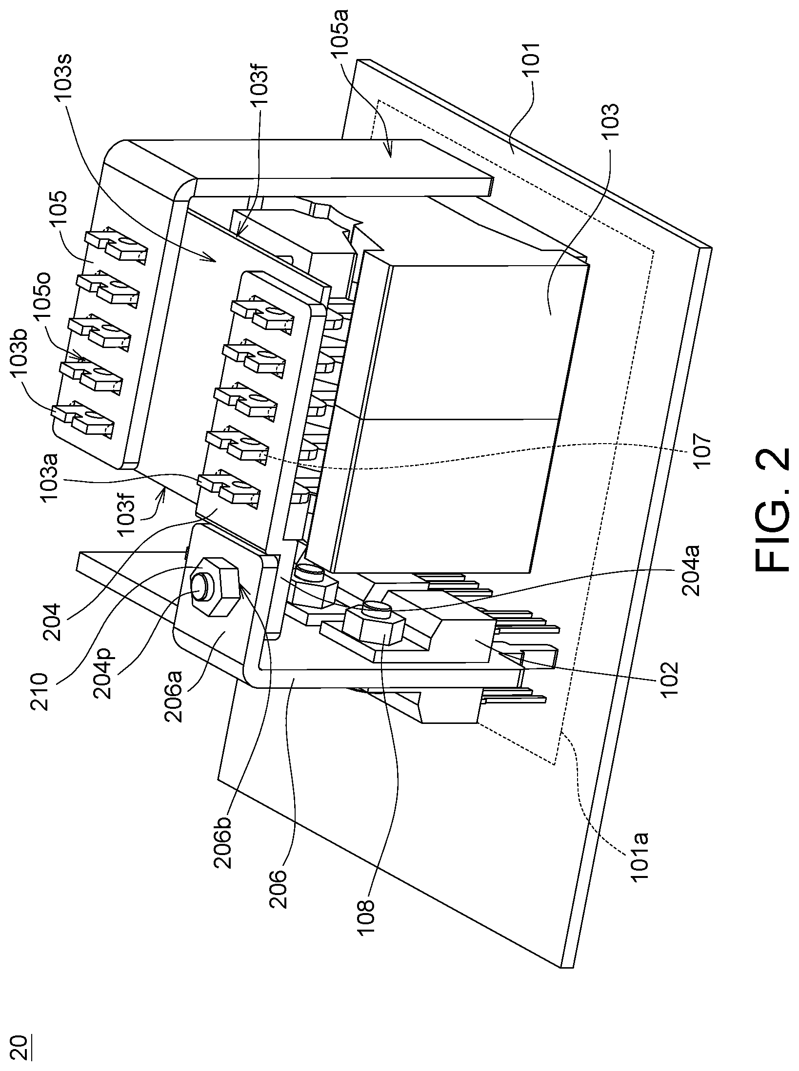 Patent US11778746 Figure 2 – Assembly structure of transformer and circuit board as well as assembly method thereof