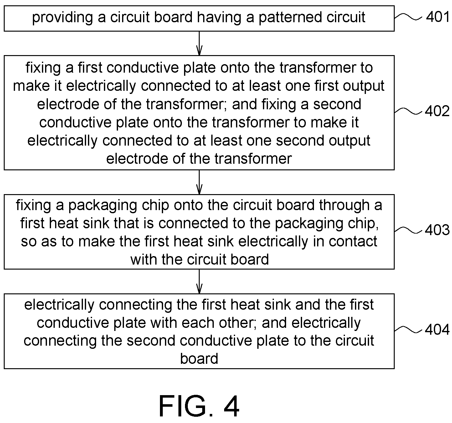 Patent US11778746 Figure 5 – Assembly structure of transformer and circuit board as well as assembly method thereof