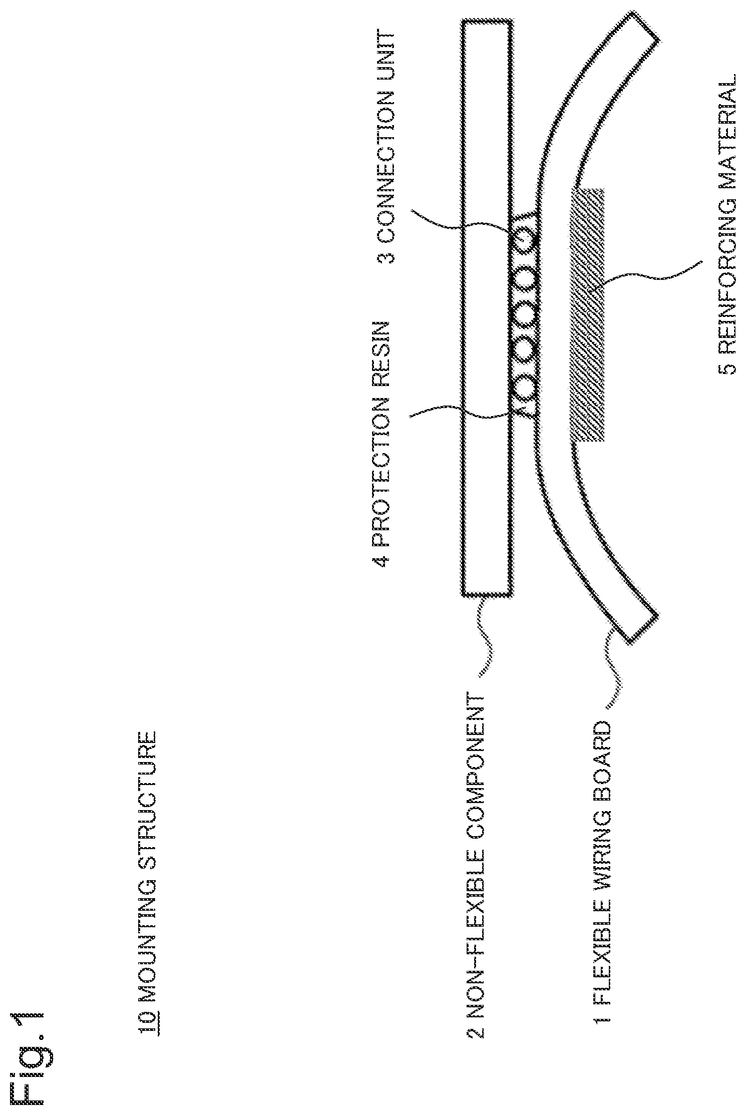Patent US11778749 Figure 1 – Mounting structure and manufacturing method of mounting structure