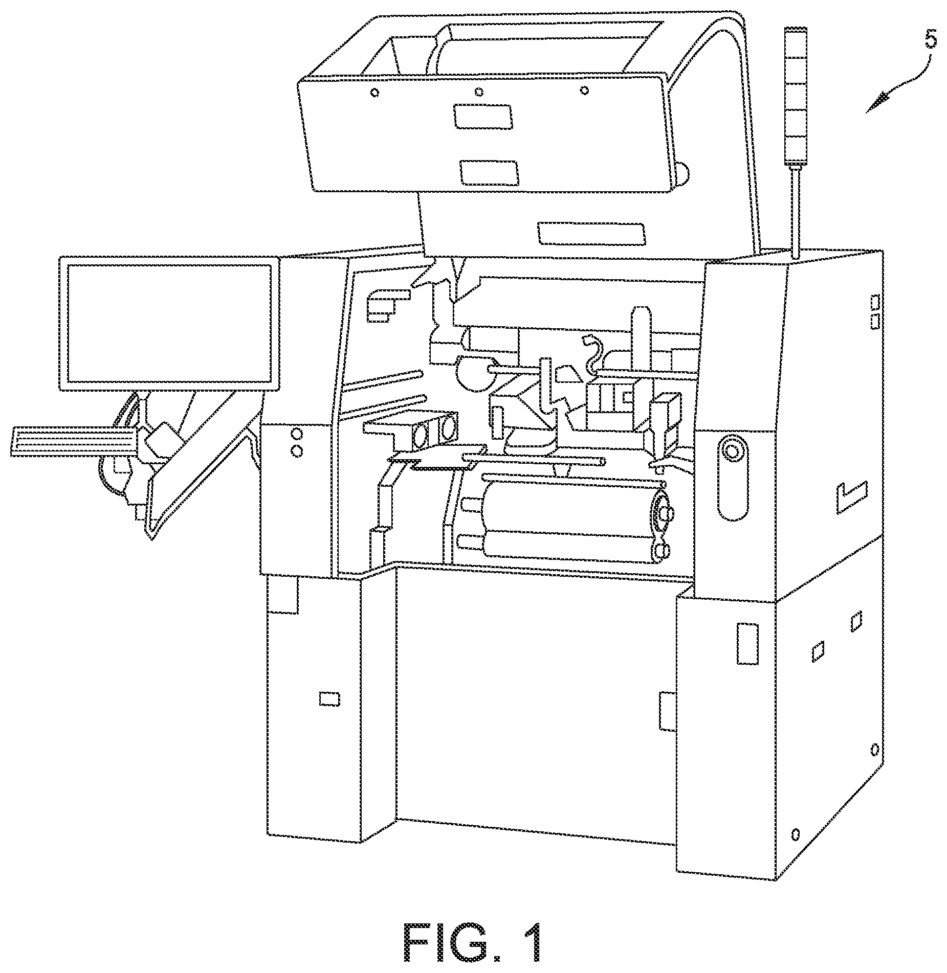 Patent US11778750 Figure 1 – Stencil printer with component loading verification system and method