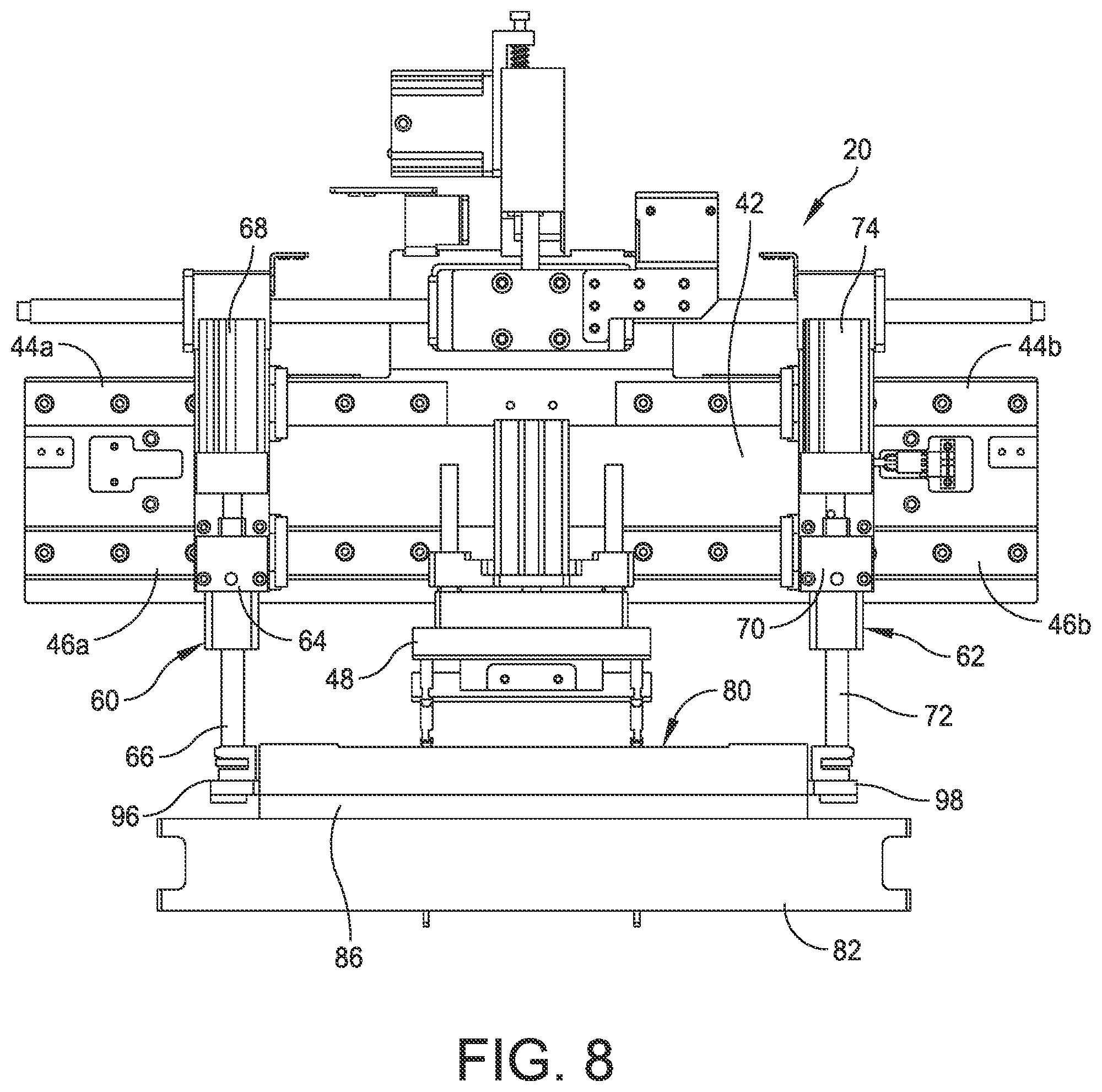 Patent US11778750 Figure 8 – Stencil printer with component loading verification system and method
