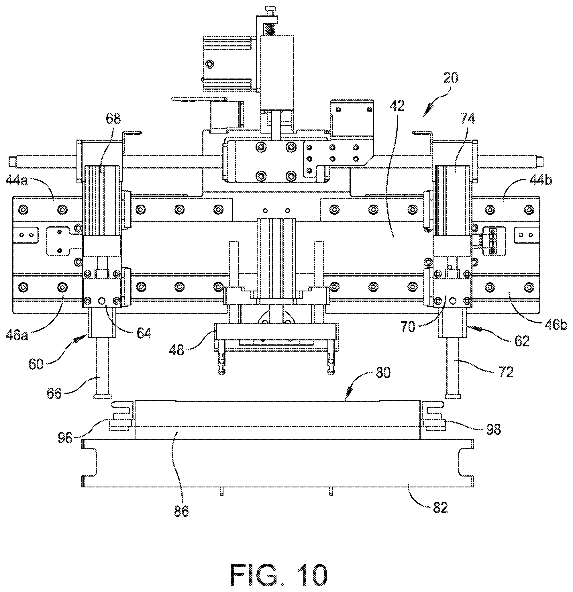 Patent US11778750 Figure 10 – Stencil printer with component loading verification system and method