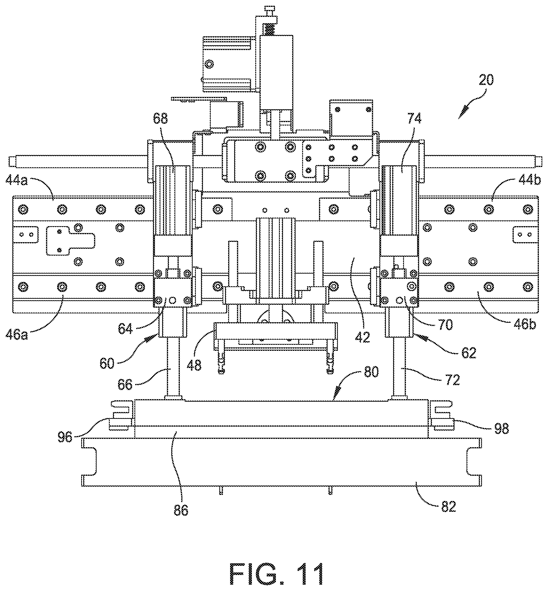 Patent US11778750 Figure 11 – Stencil printer with component loading verification system and method
