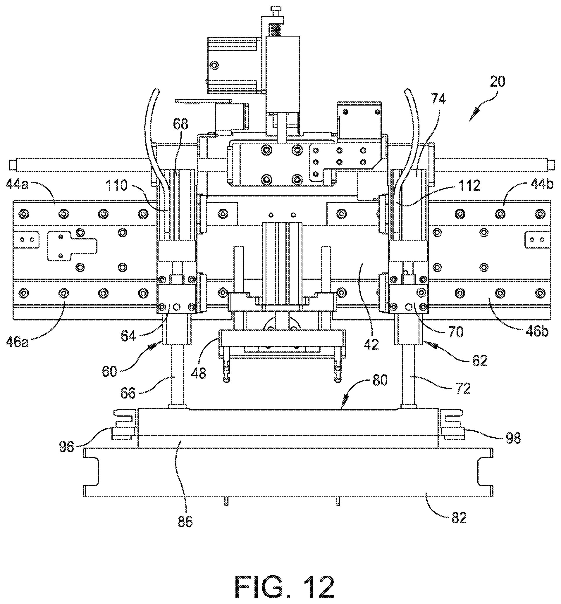 Patent US11778750 Figure 12 – Stencil printer with component loading verification system and method