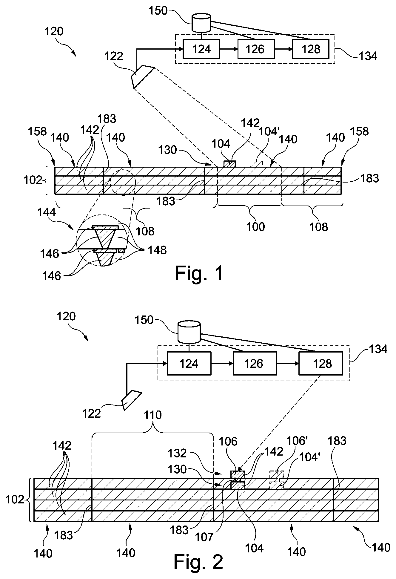 Patent US11778751 Figure 1 – Compensating misalignment of component carrier feature by modifying target design concerning correlated component carrier feature