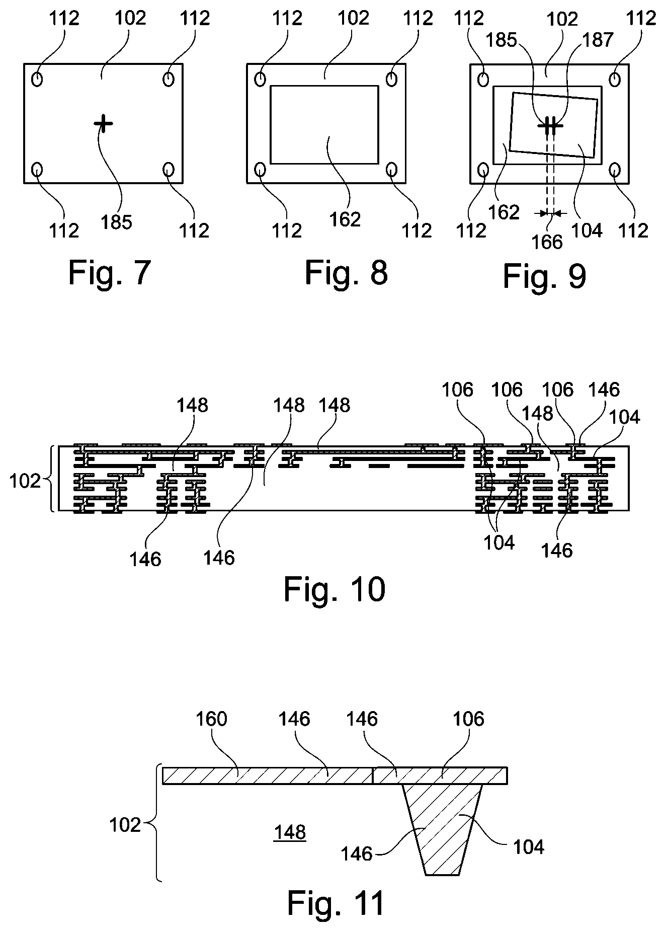 Patent US11778751 Figure 3 – Compensating misalignment of component carrier feature by modifying target design concerning correlated component carrier feature