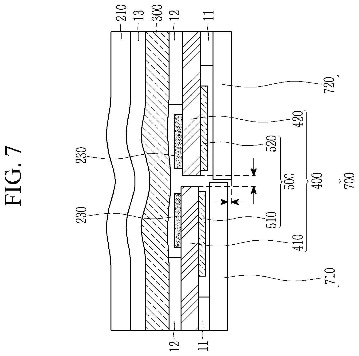 Patent US11778755 Figure 7 – Display device