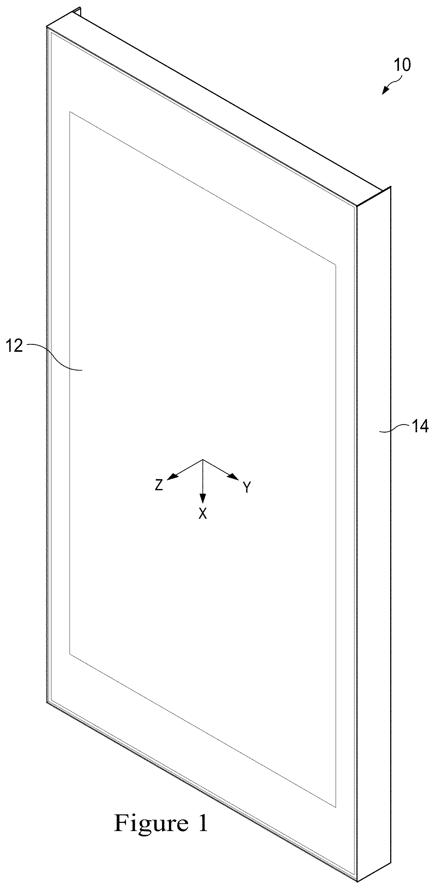 Patent US11778757 Figure 1 – Display assemblies incorporating electric vehicle charging equipment