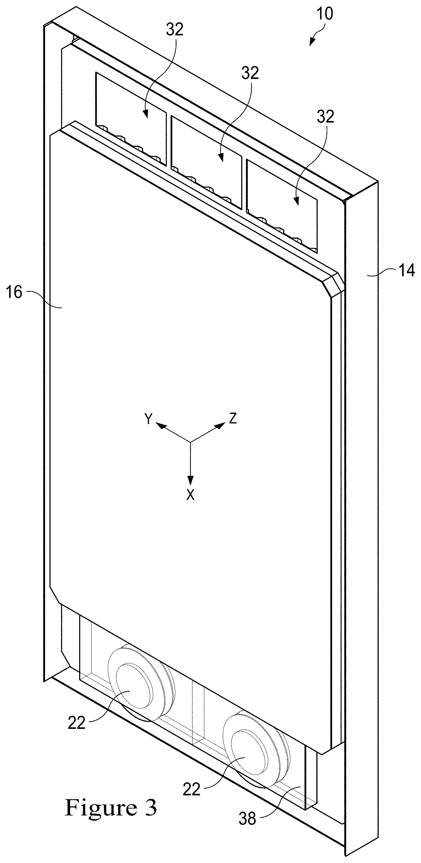 Patent US11778757 Figure 3 – Display assemblies incorporating electric vehicle charging equipment