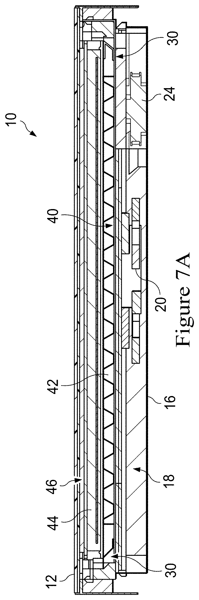 Patent US11778757 Figure 8 – Display assemblies incorporating electric vehicle charging equipment