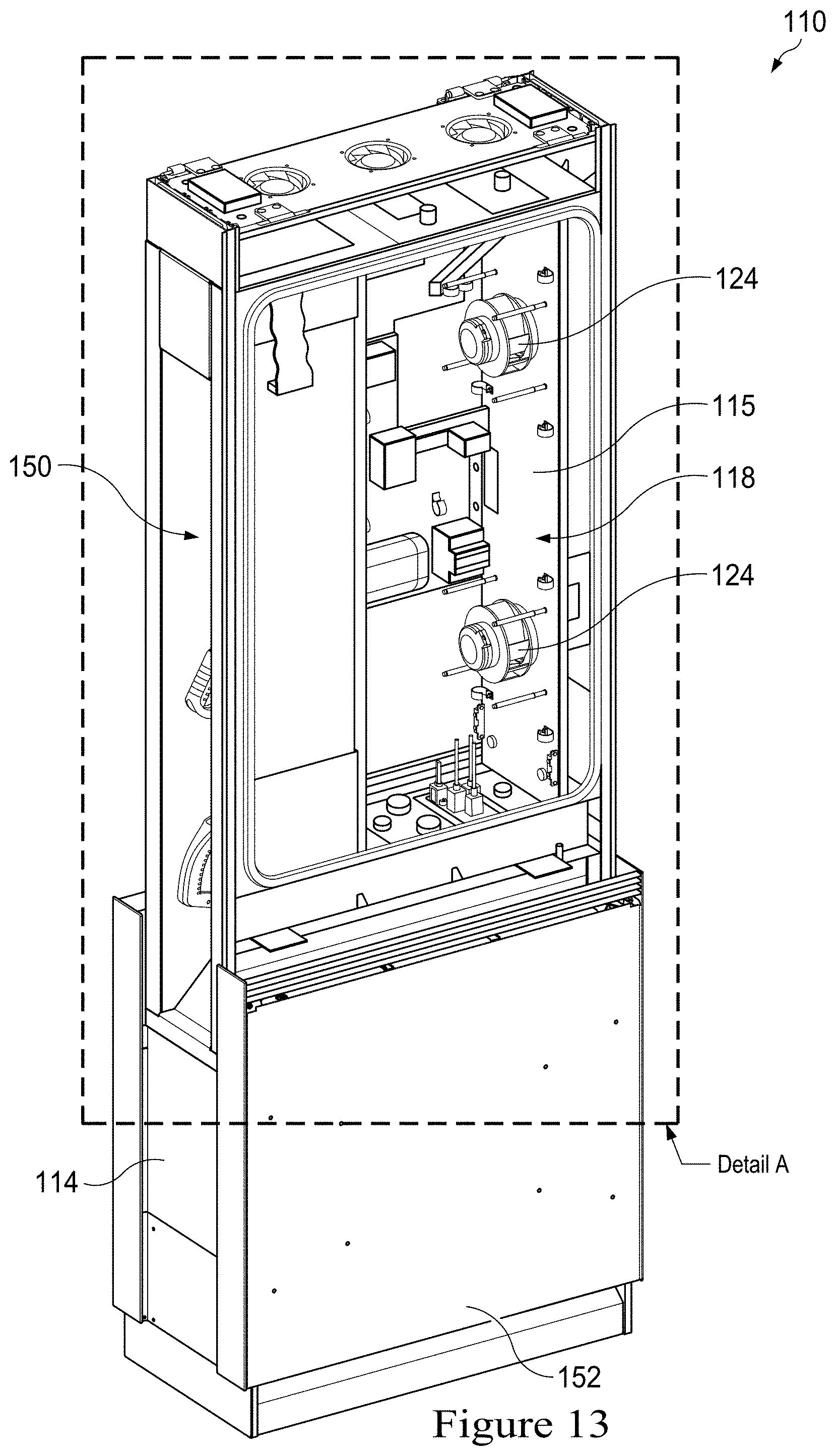 Patent US11778757 Figure 17 – Display assemblies incorporating electric vehicle charging equipment