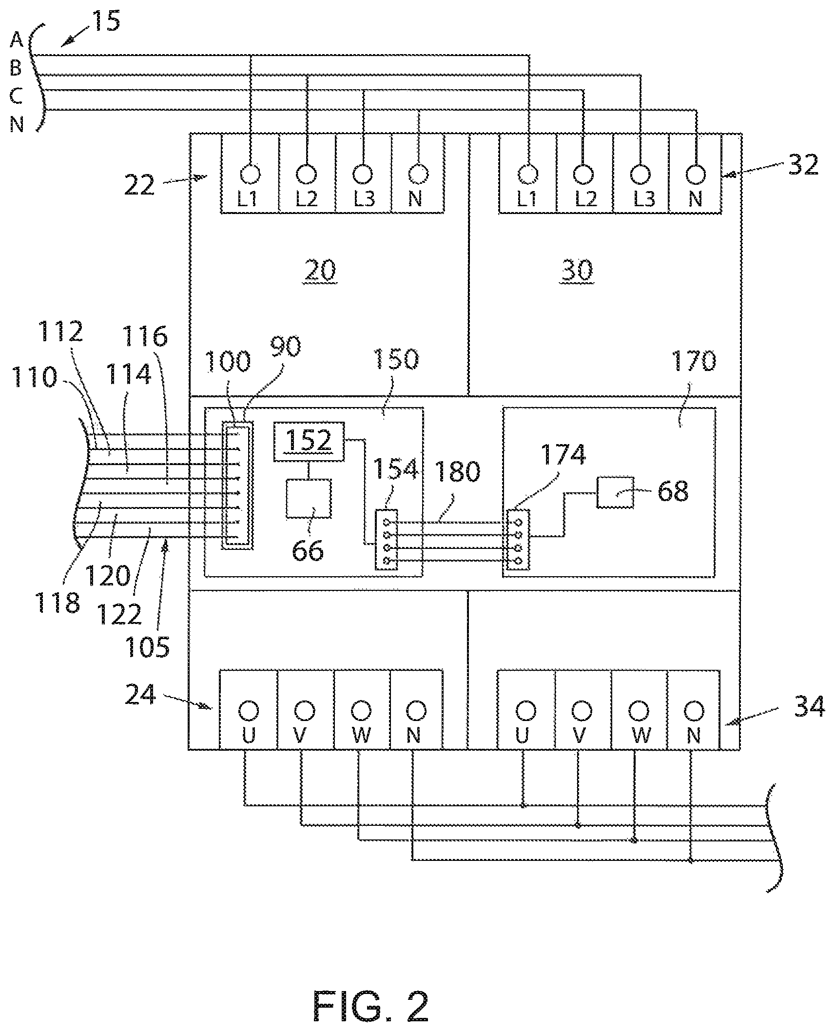 Patent US11778759 Figure 2 – Universal control module for a reversing contactor