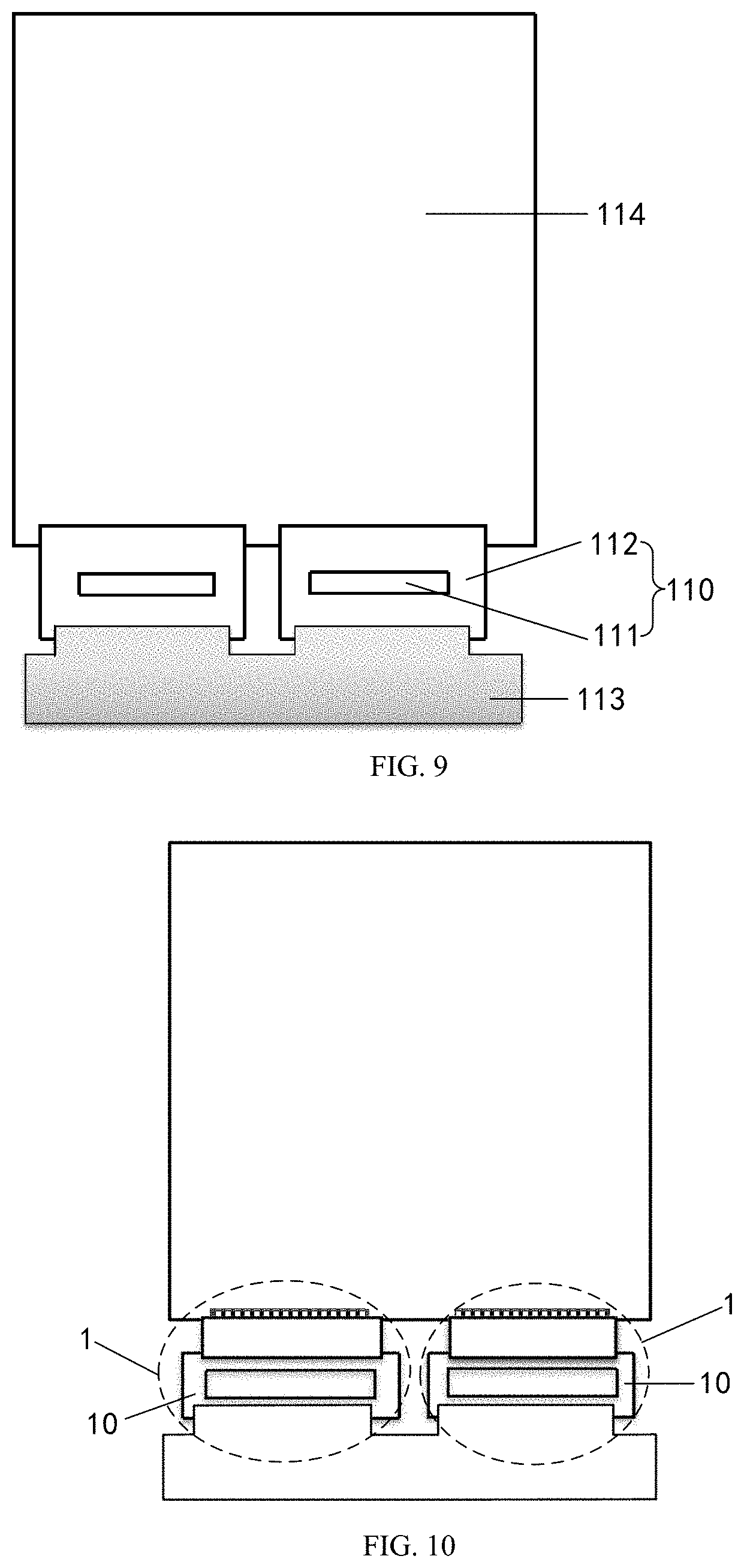 Patent US11778760 Figure 5 – Chip packaging structure and display device